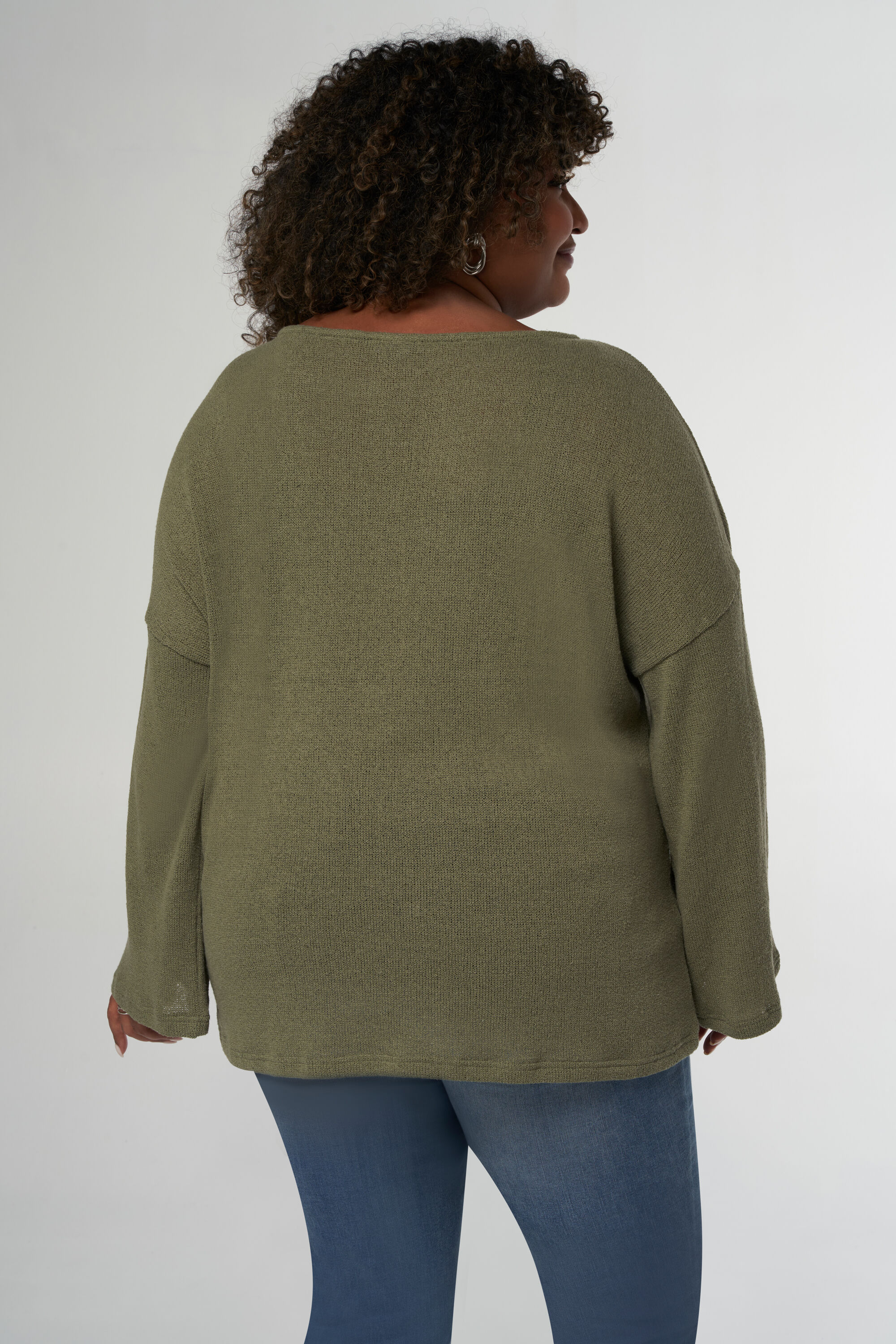 Top met lange uitlopende mouwen image number 3