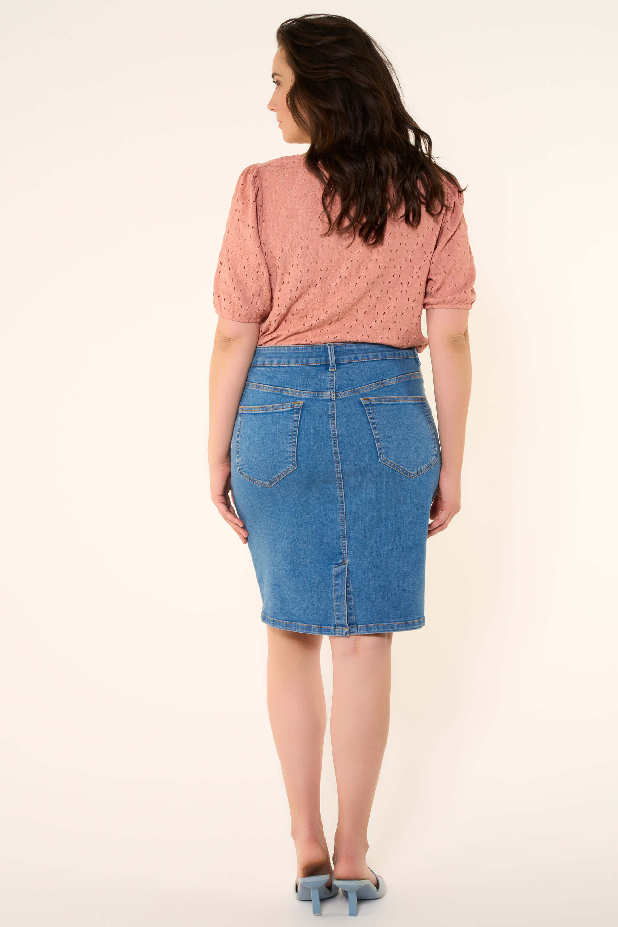 Denim spijkerrok on sale