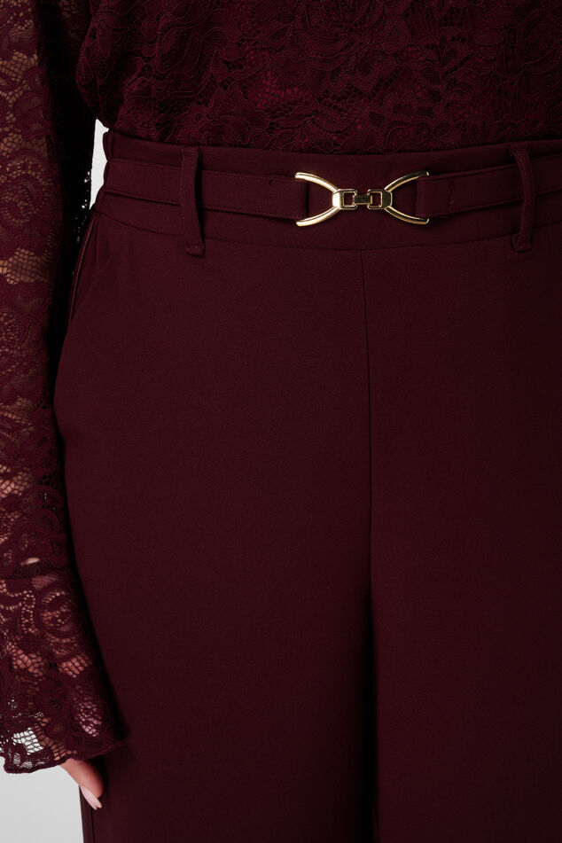 Pantalon met gouden gesp image number 4