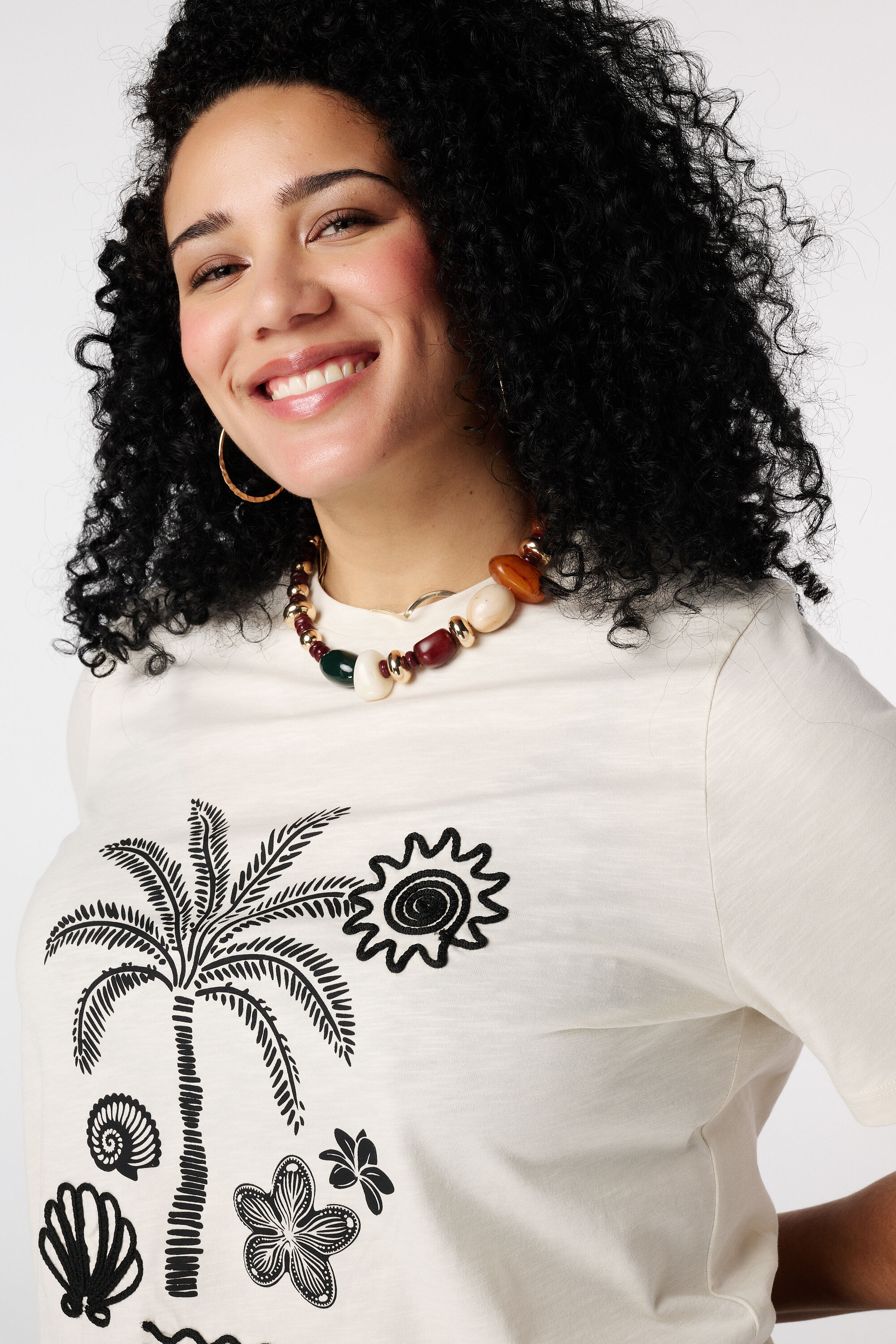 T-shirt met print image number 4