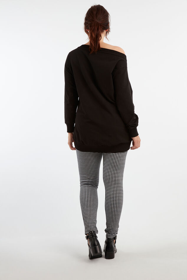 Geruite legging image number 3