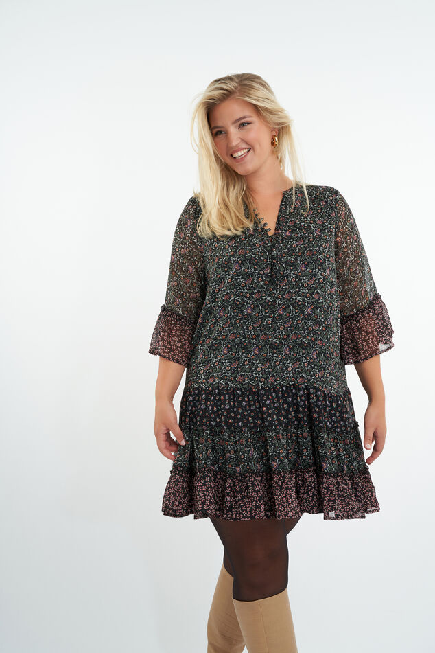 Jurk met print image number 0
