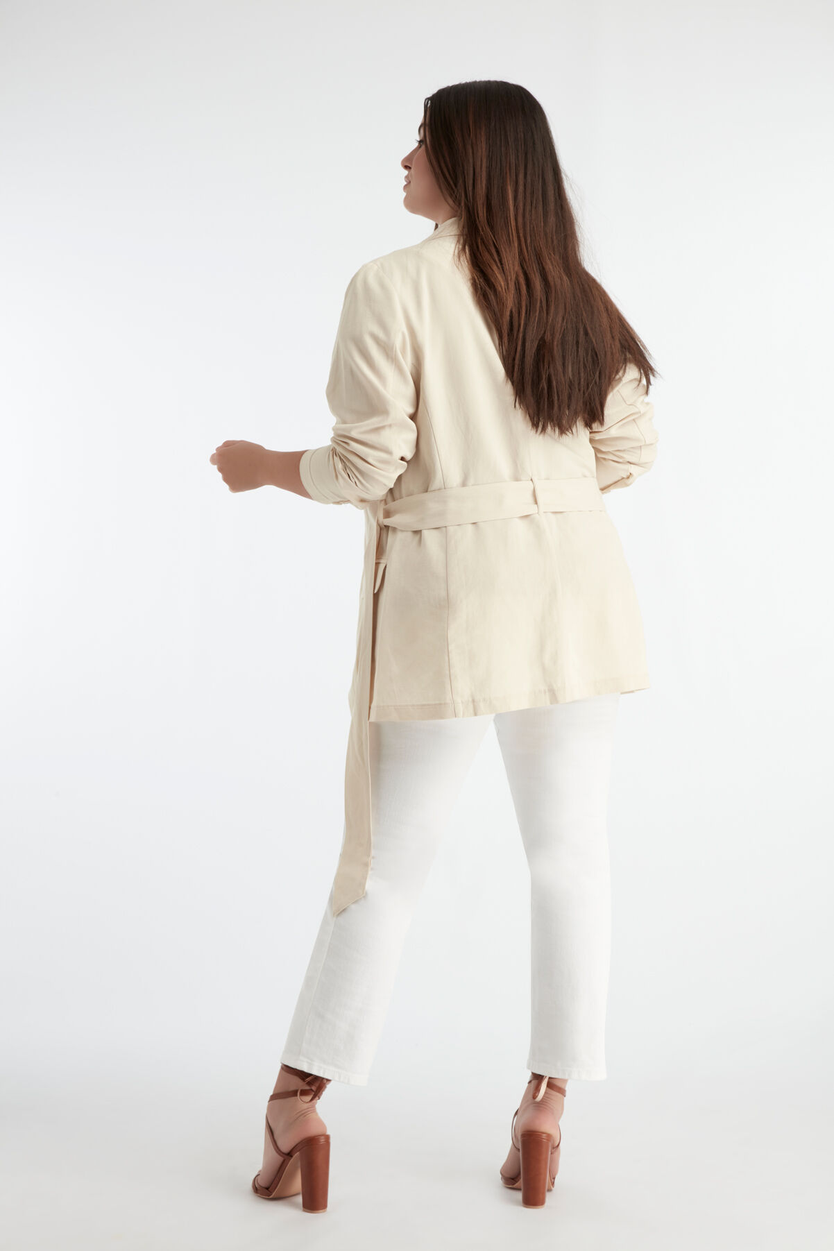 Blazer met ceintuur image number 4