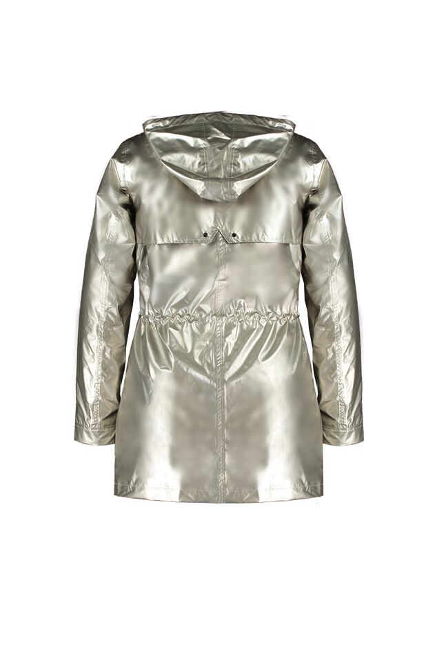 Zilver metallic regenjas image number 2