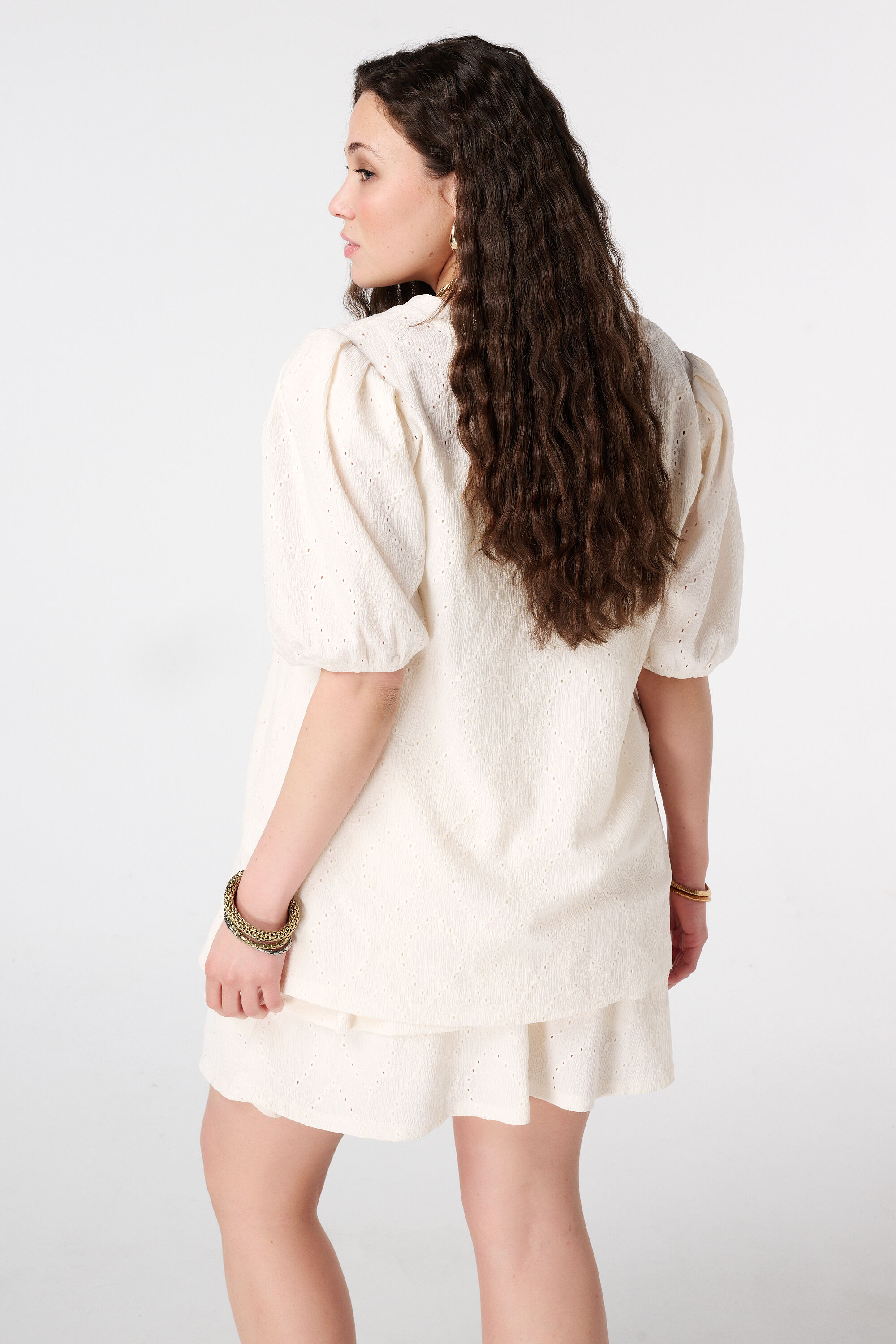 Top met broderie-look image number 3