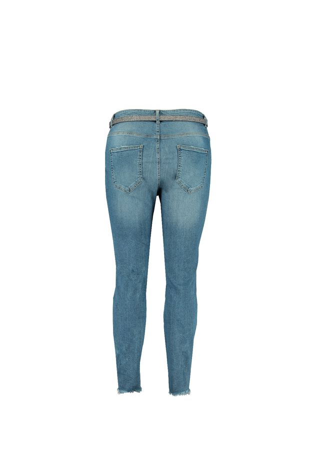 Super skinny CHERRY met riem image number 2