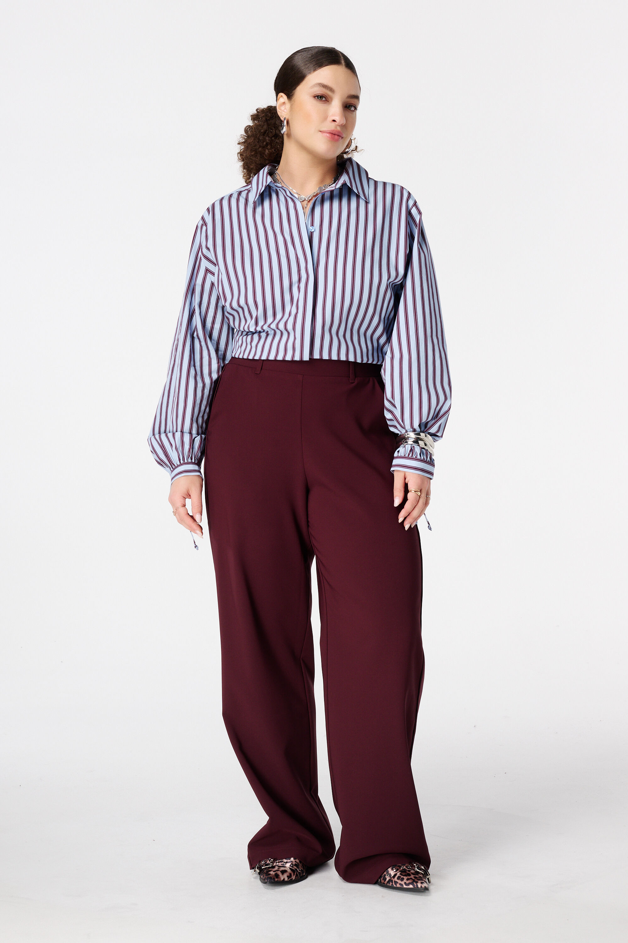 Pantalon met zijstreep