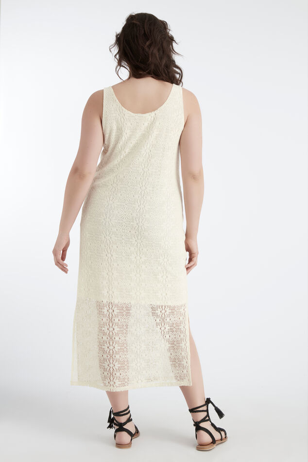 Lange crochet jurk image number 4