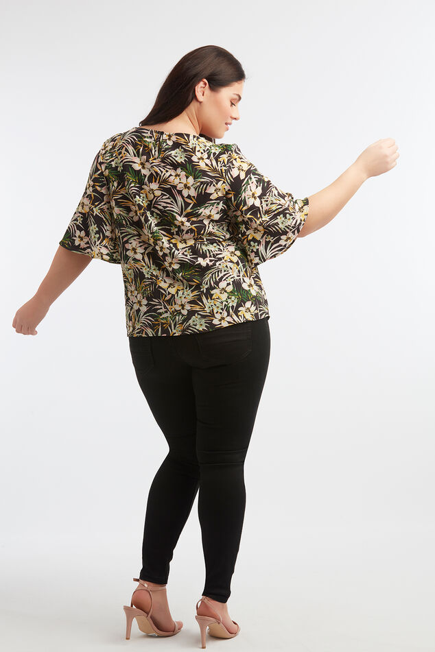 Blouse met all-over print image number 5