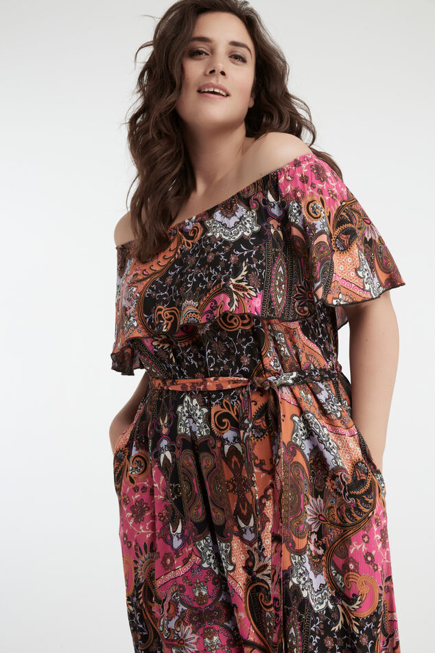 Kleurrijke maxi jurk image number 3