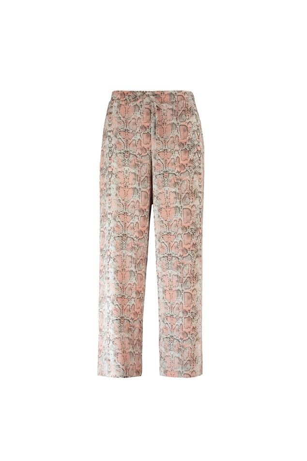 Wijdvallende broek met print image number 1