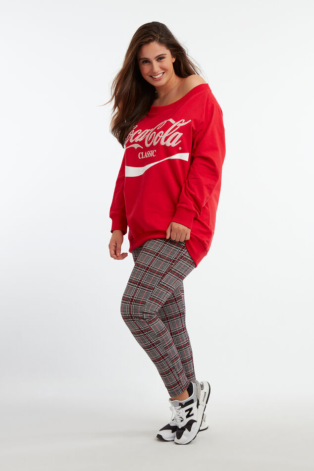 Geruite legging image number 4