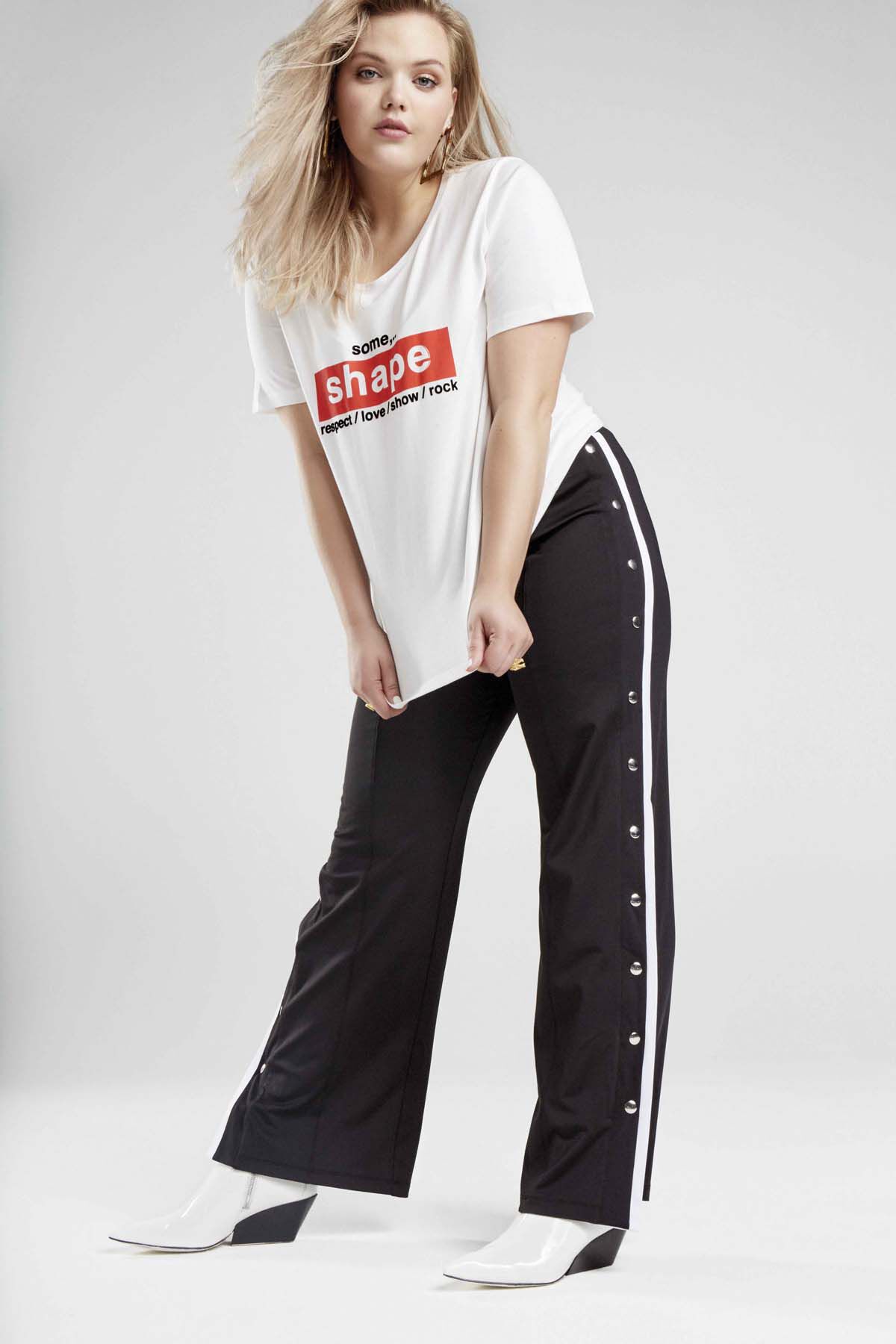 T-shirt met tekstopdruk image number 3