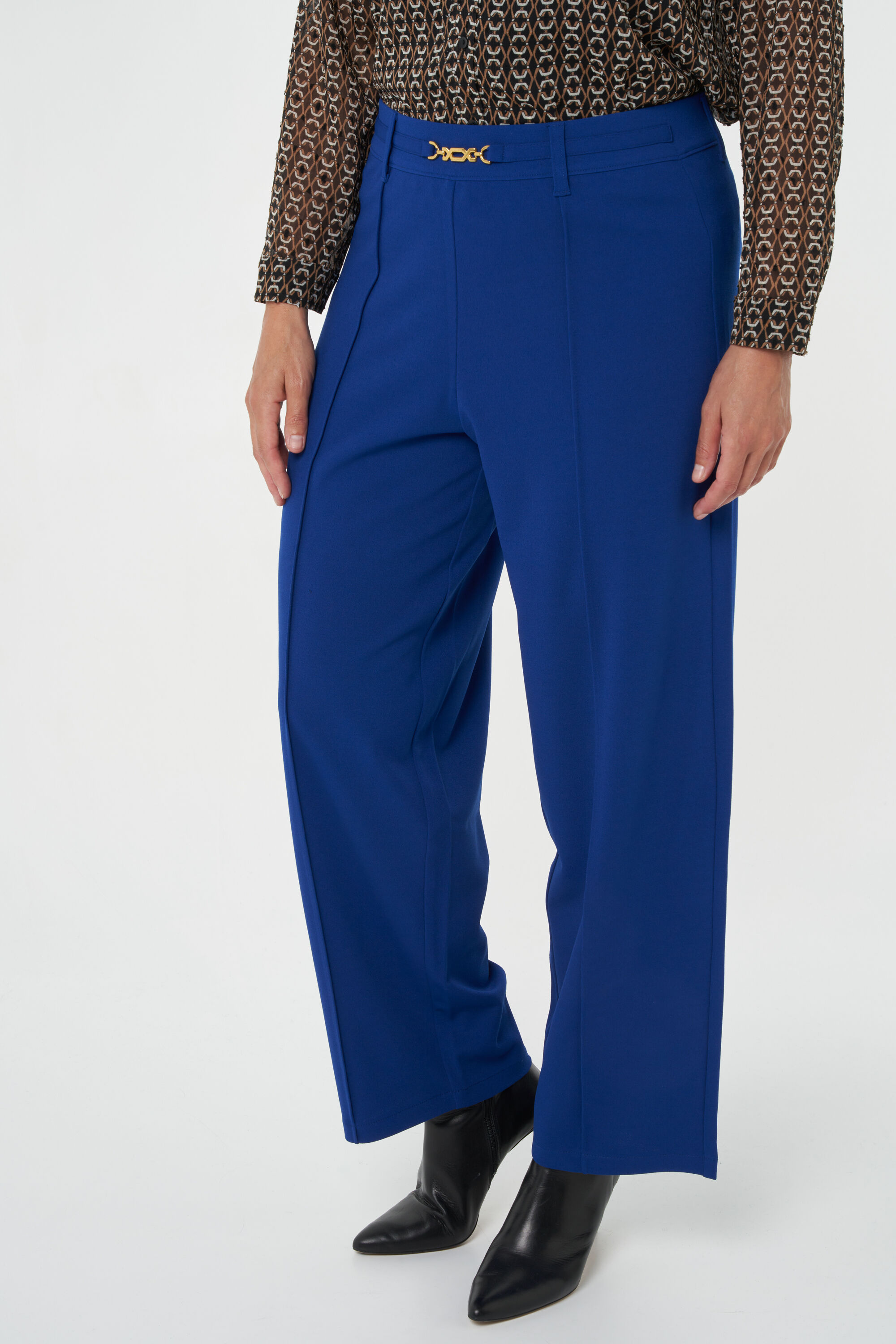 Pantalon met wijde pijpen image number 5