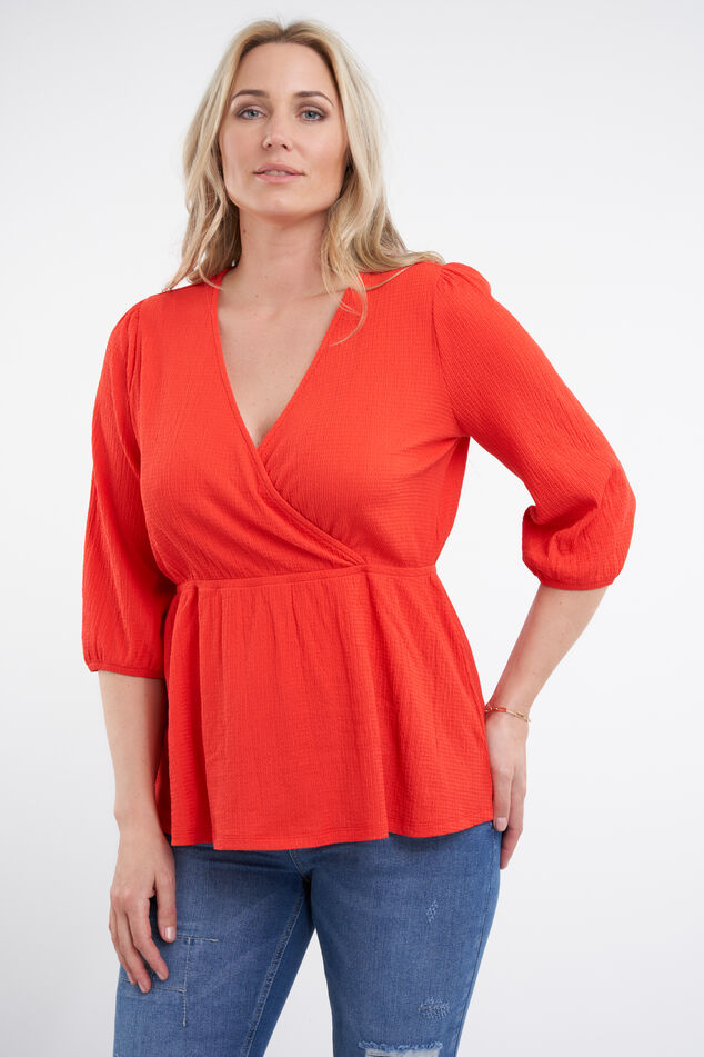 Wikkeltop met structuurstof image number 0