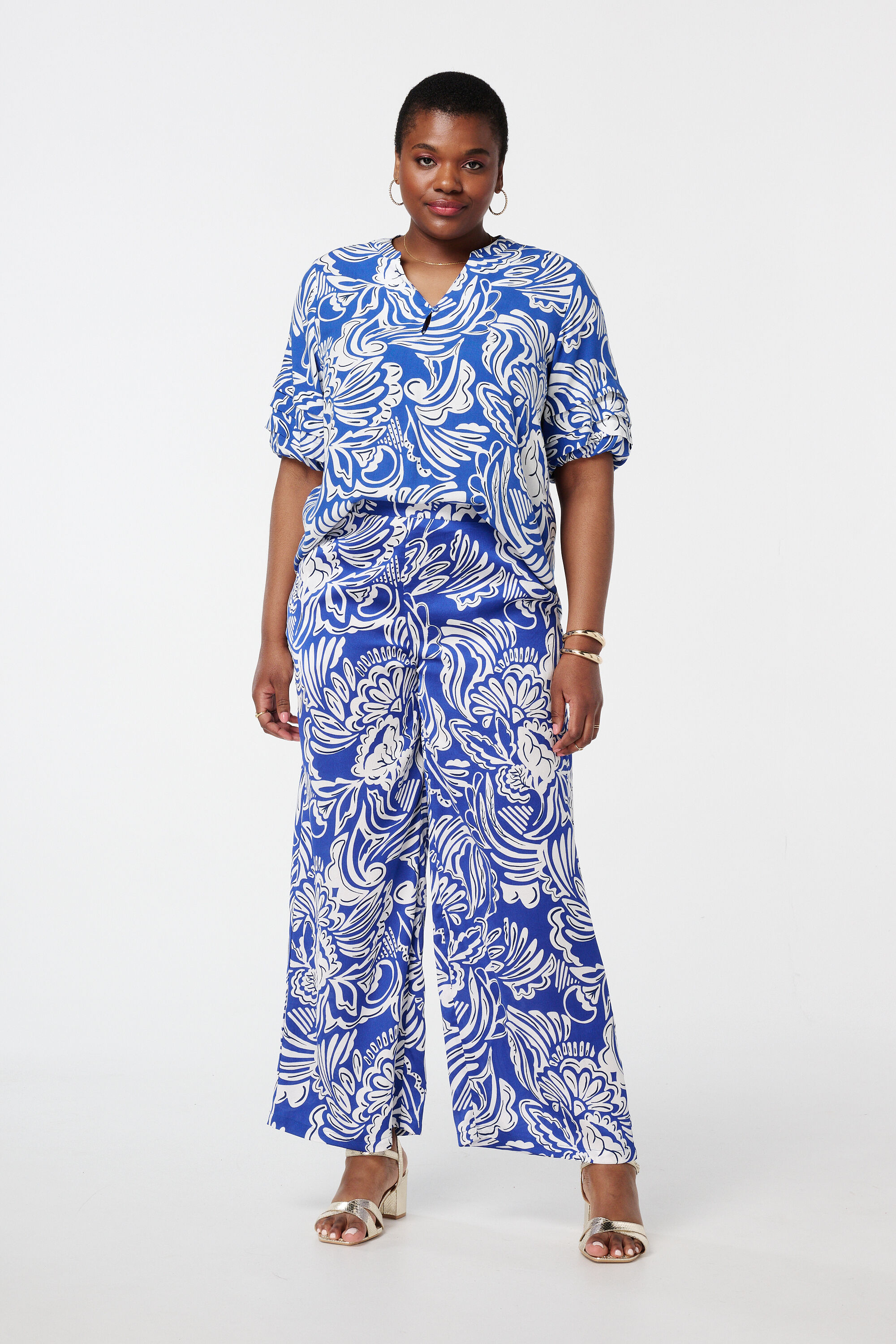 Broek met print image number 6