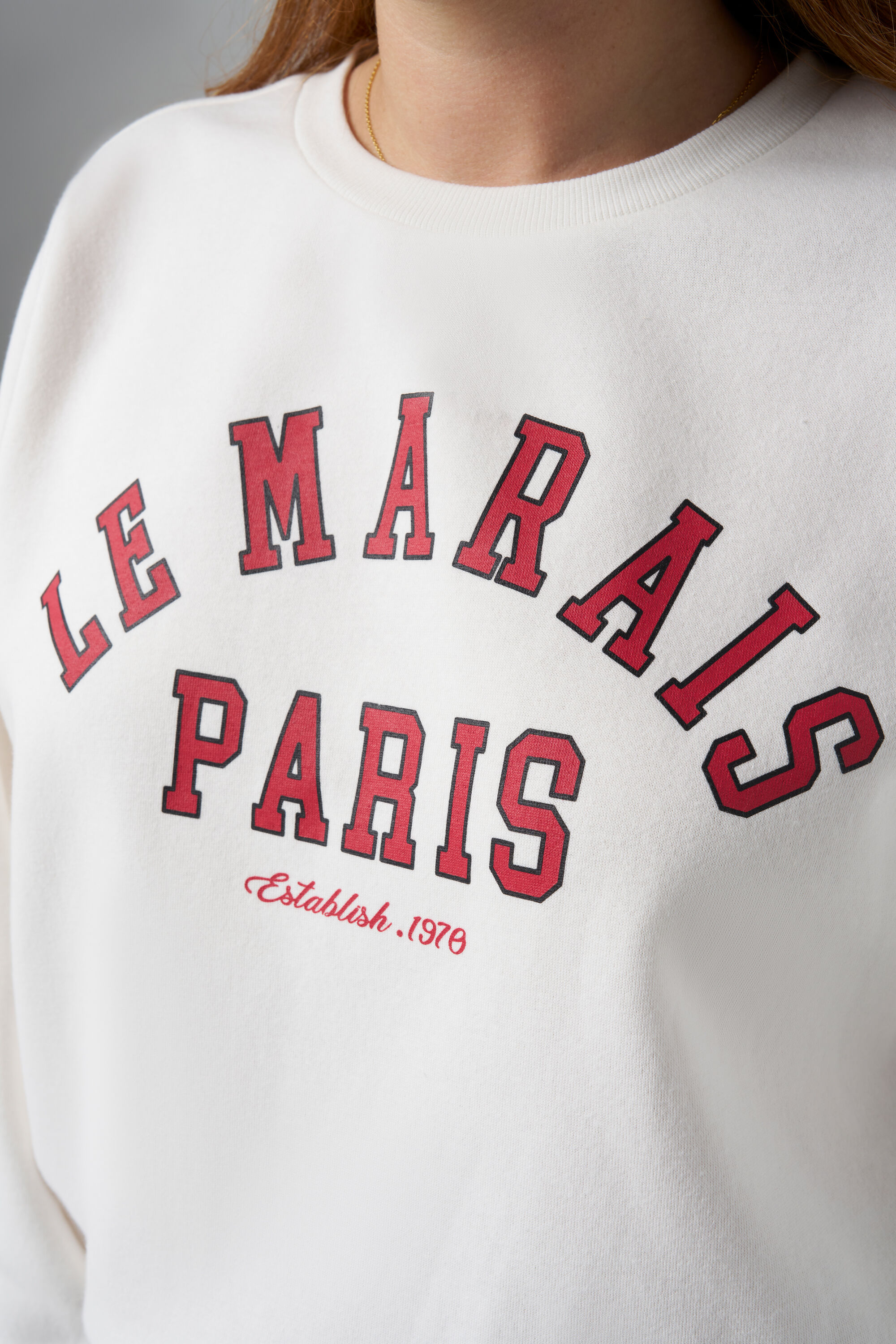 Sweater met tekst image number 4