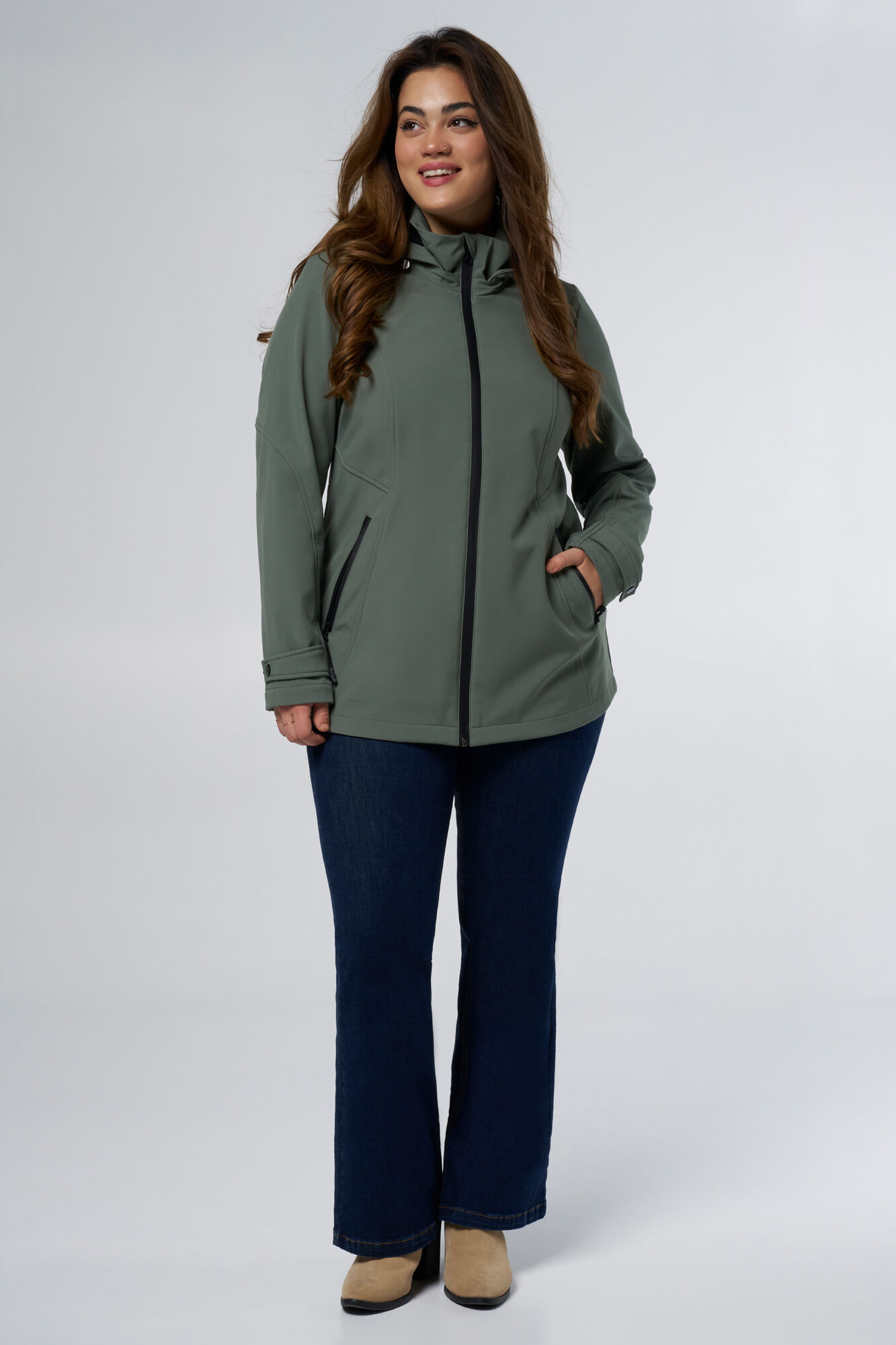 Softshell jas met fleece image number 4