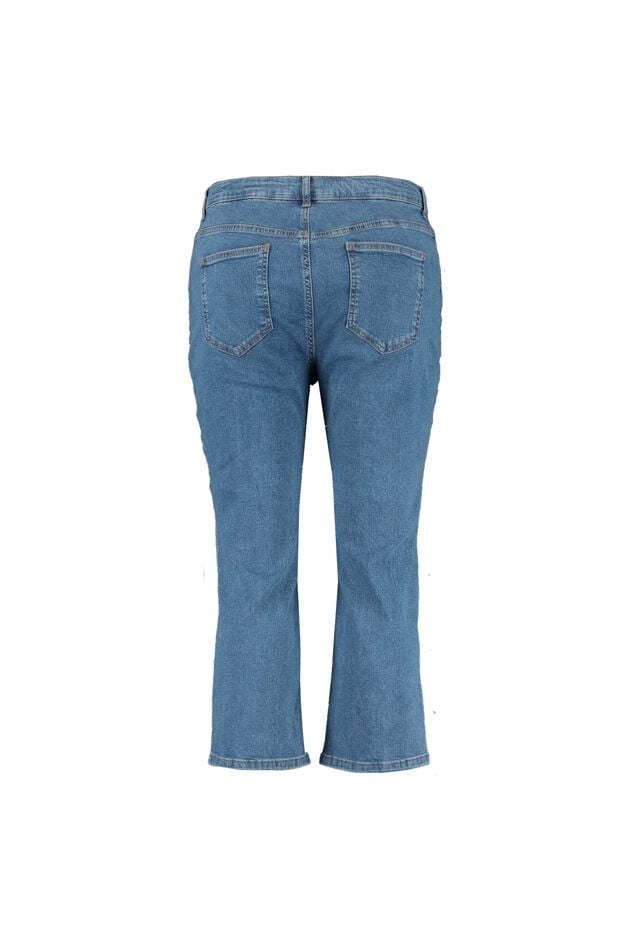 7/8 skinny jeans met studs en split image number 2