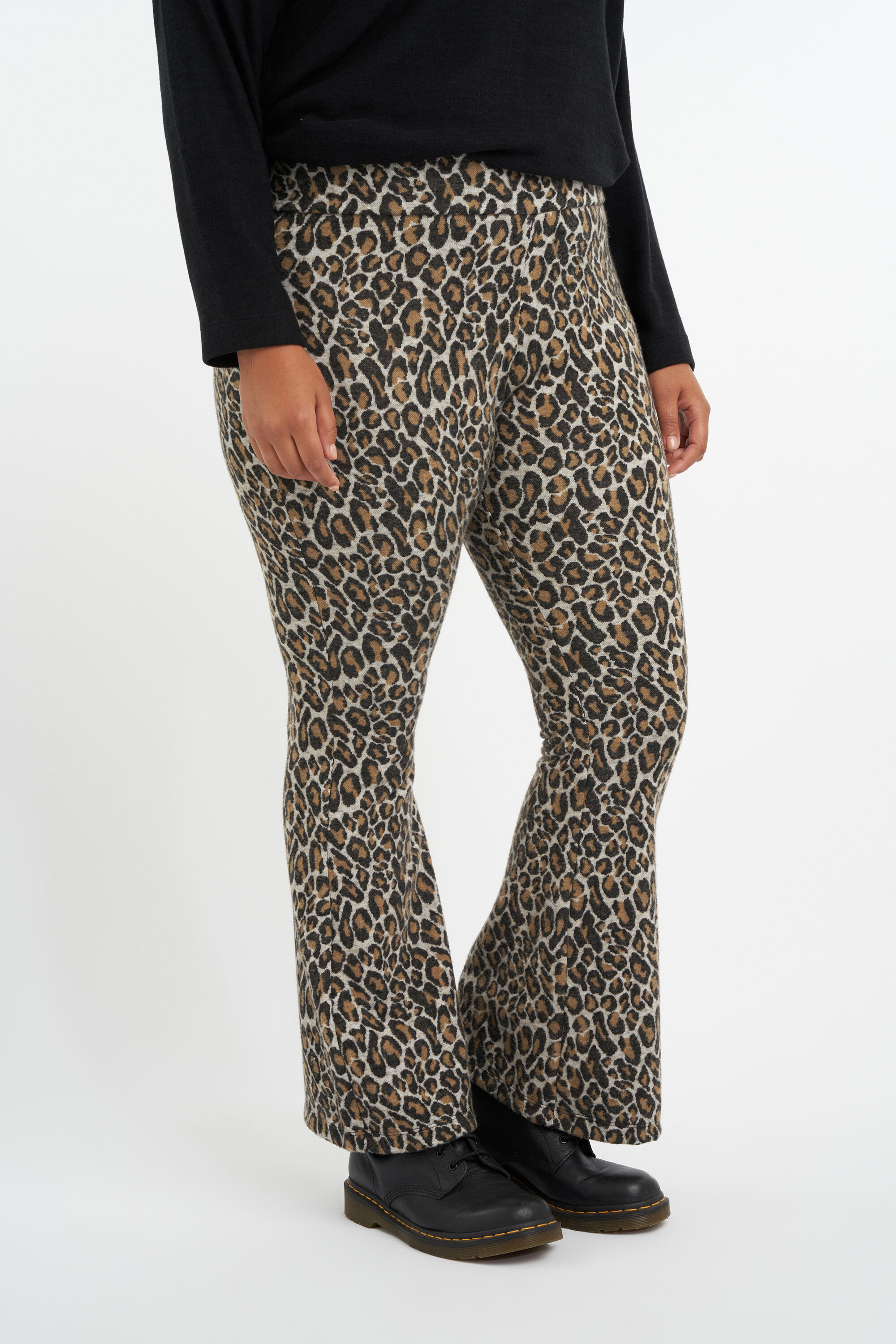Flared legging dames sale print