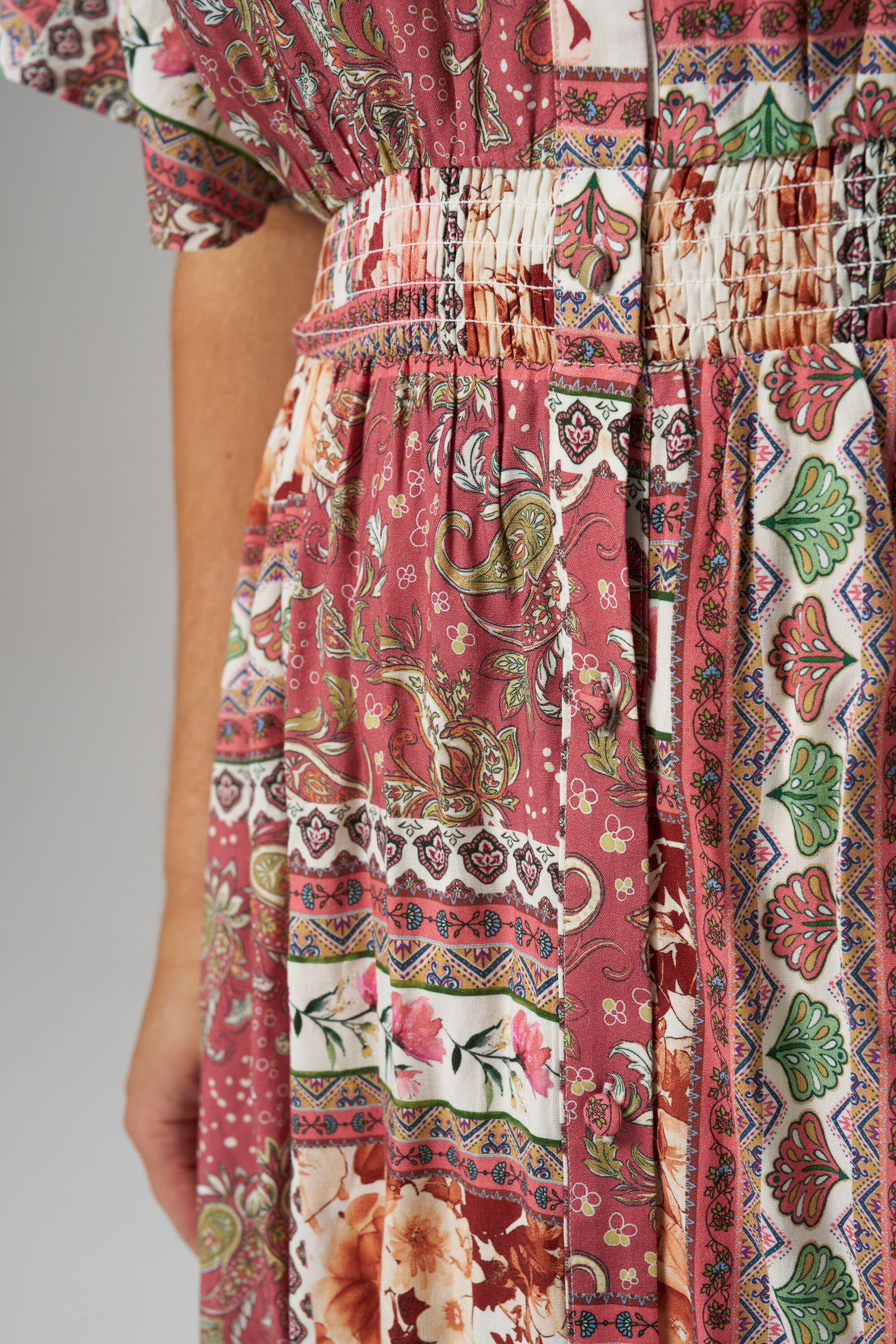 Midi jurk met print image number 4