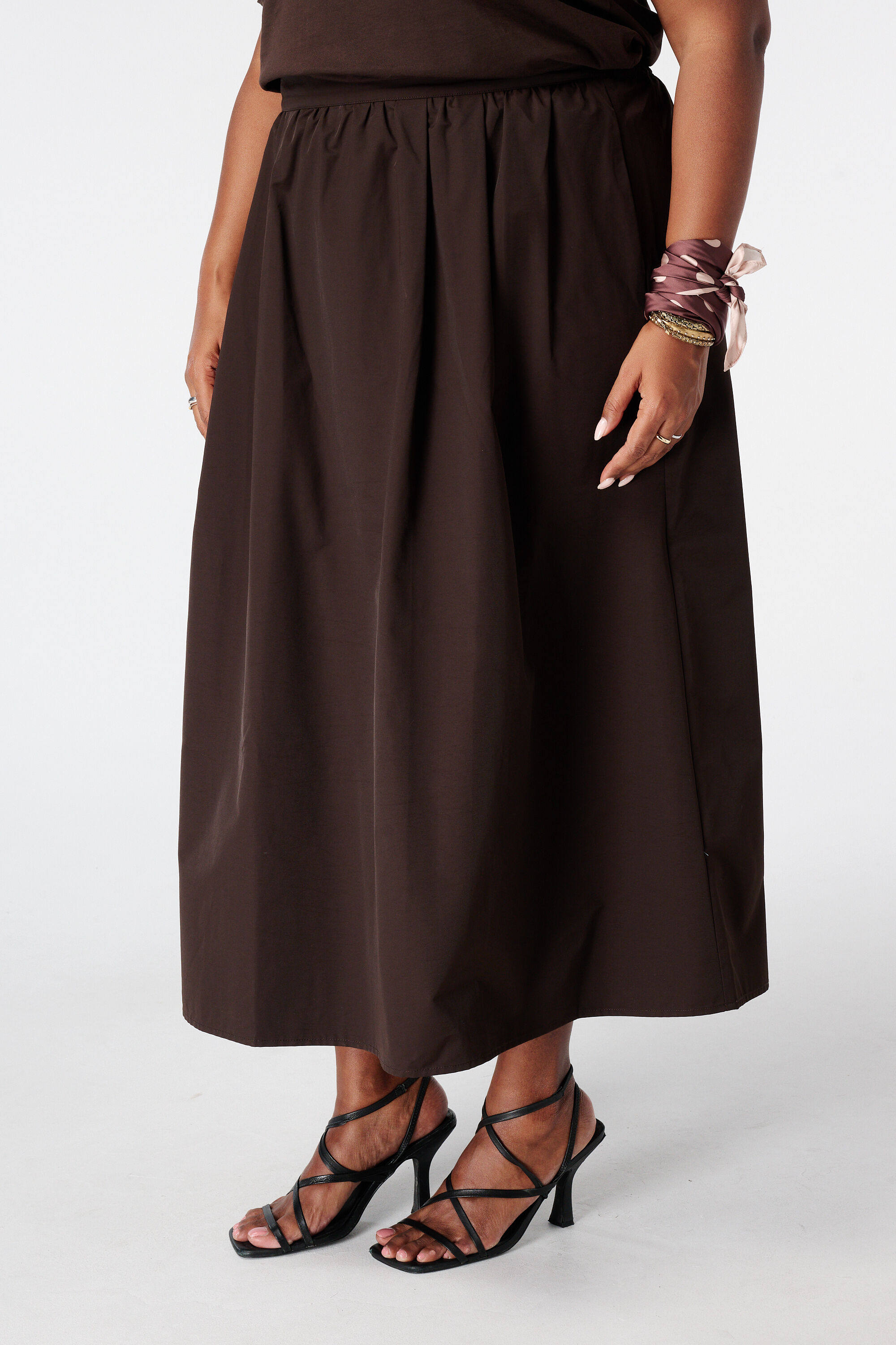 Maxi rok met elastische taille image number 5