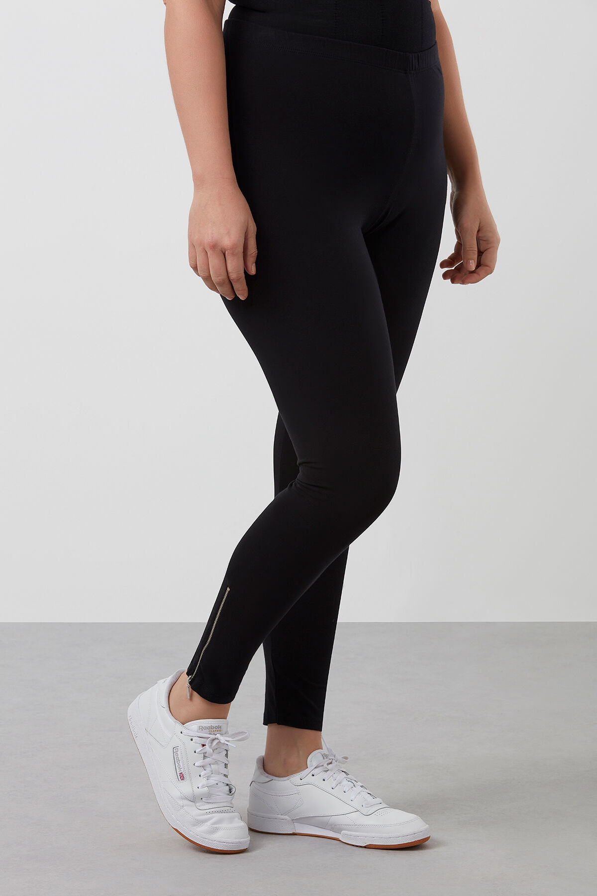 Legging met online ritsjes