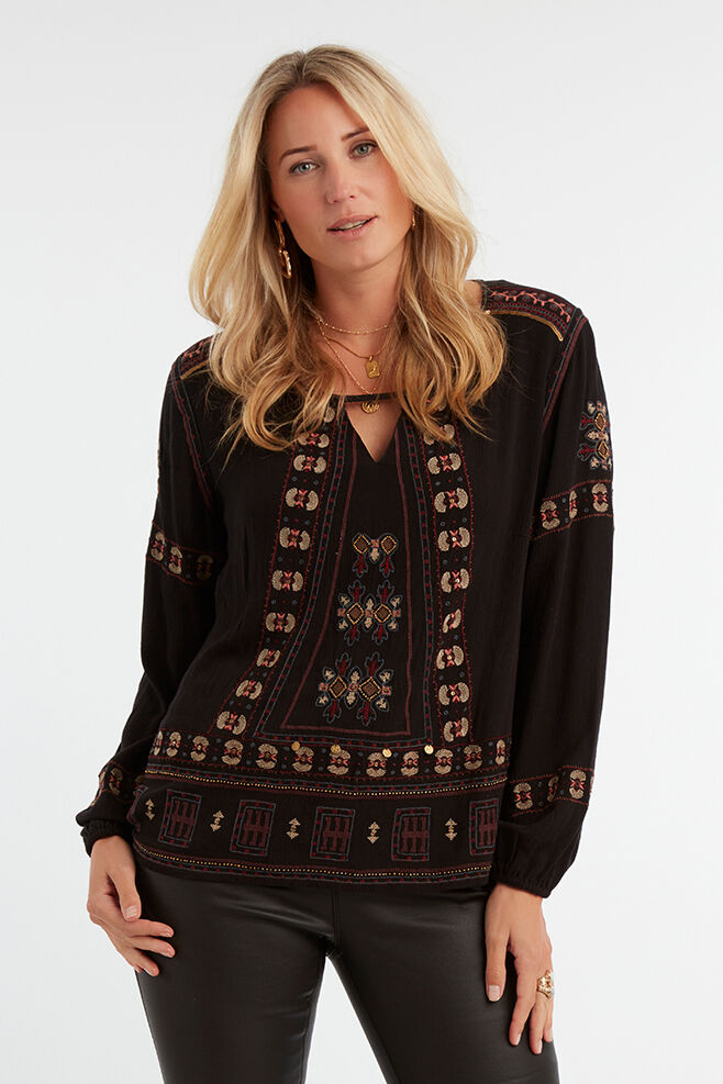 Blouse met embroidery image number 4