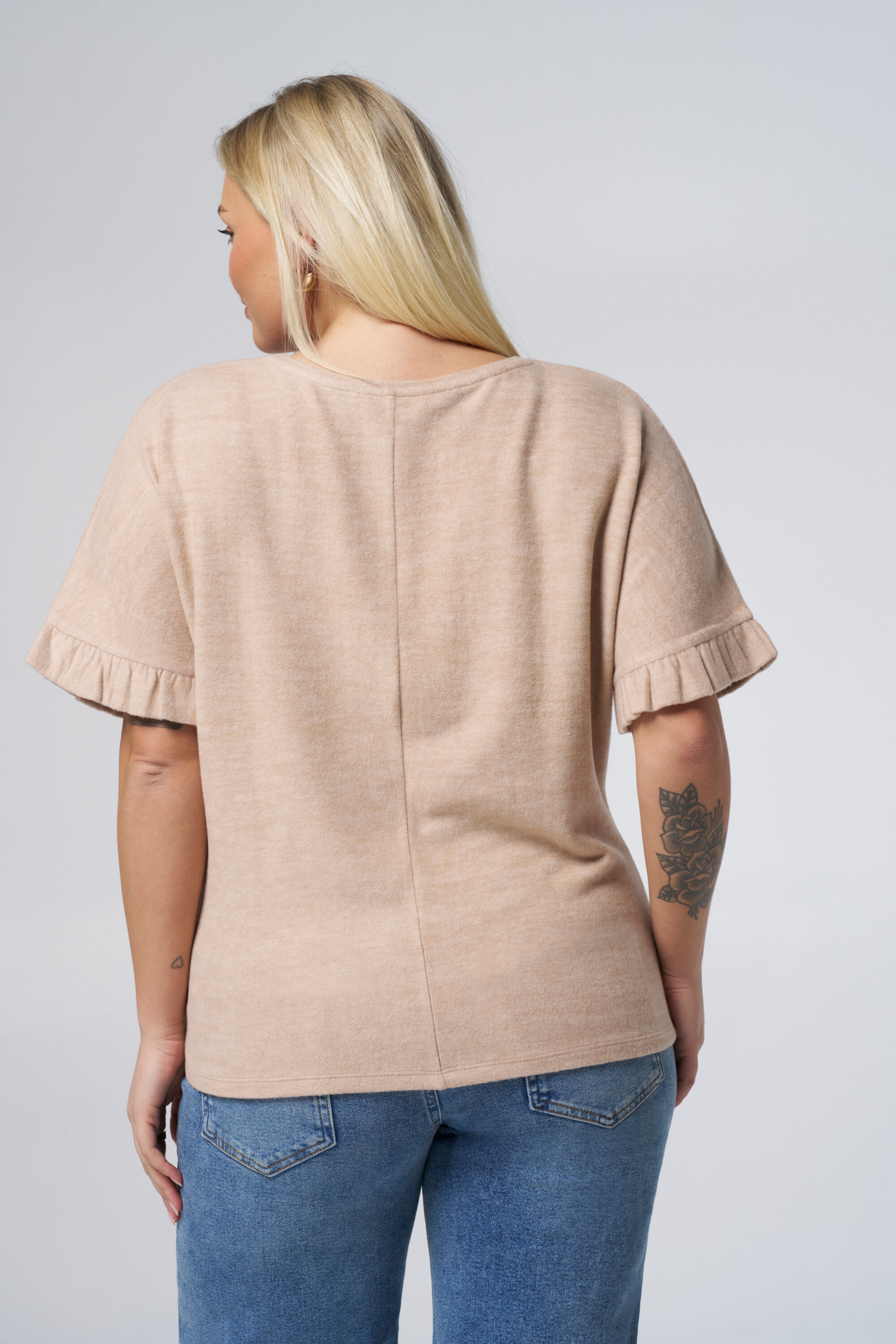 Top met volant mouwen image number 3