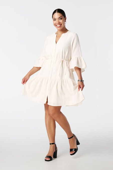 Jurk met paillet details Jurk met paillet details