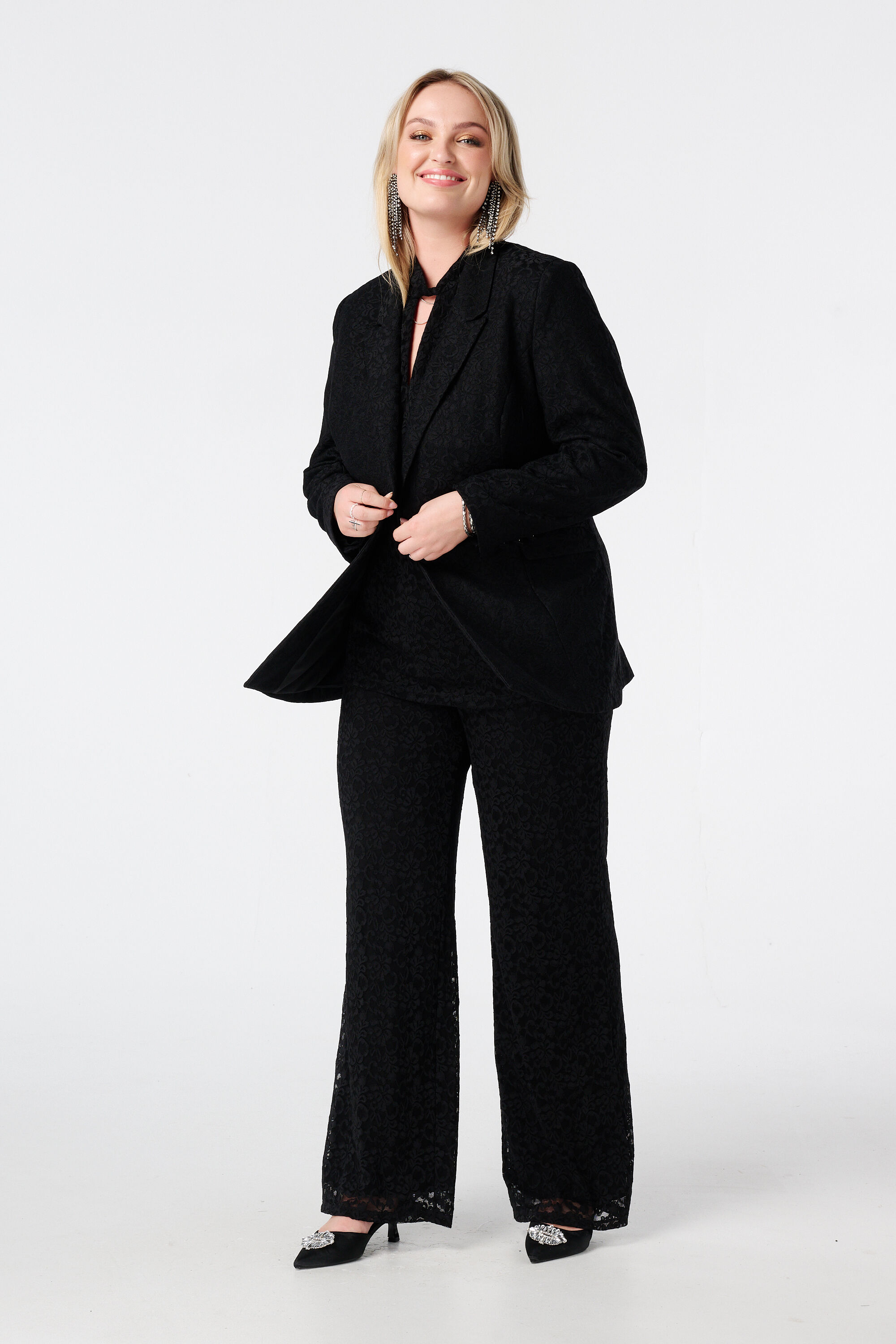 Getailleerde kanten blazer image number 5