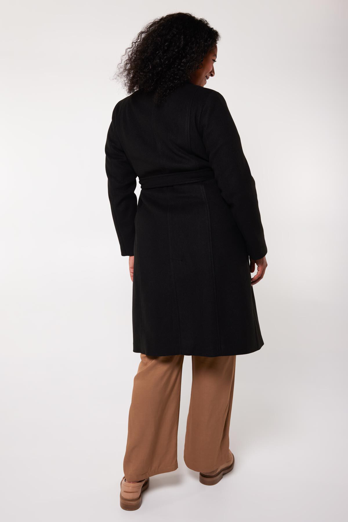 Jas met wol look image number 3