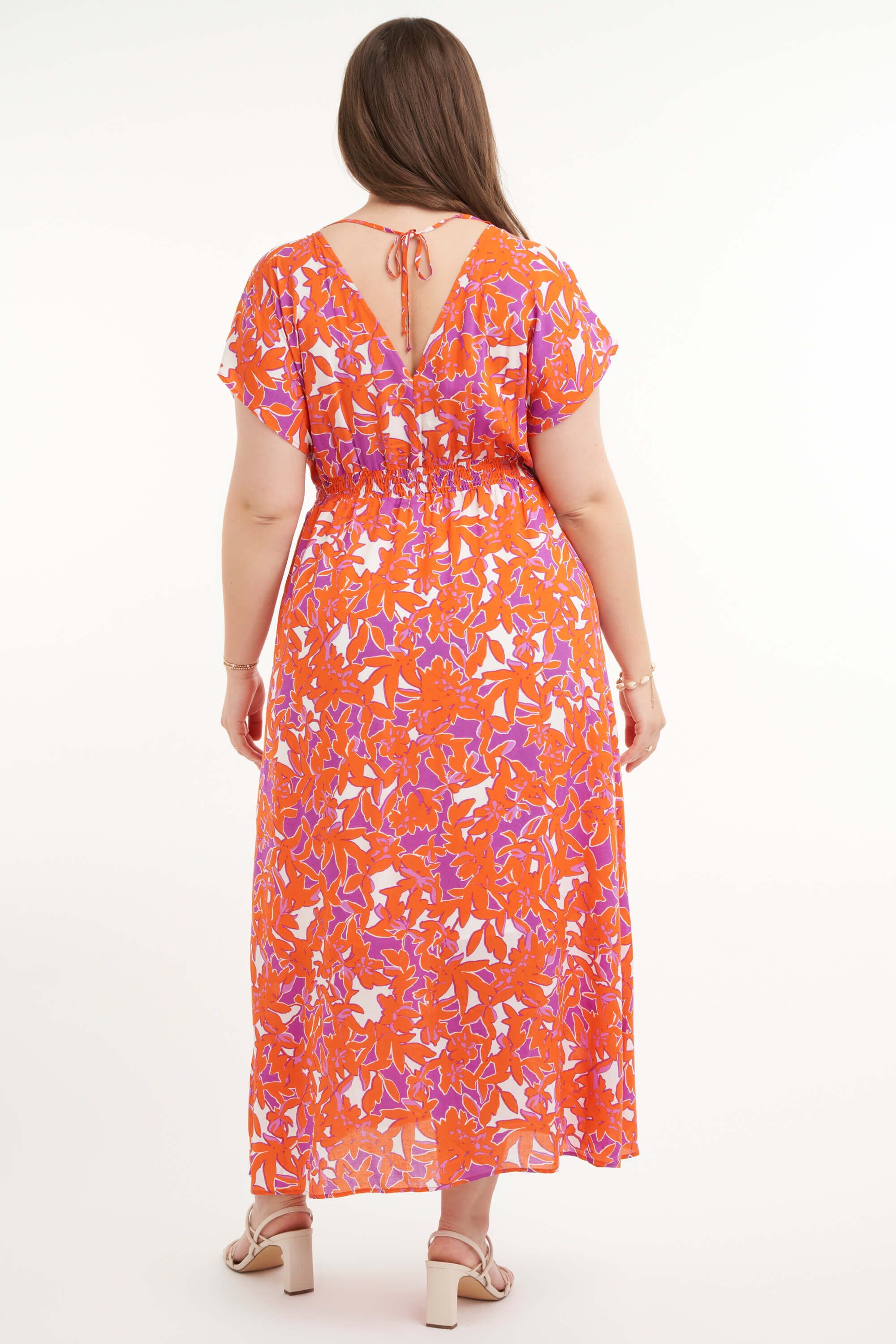 Lange jurk met print image number 4