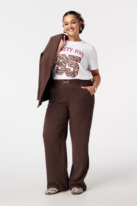 Pantalon met gouden gesp Pantalon met gouden gesp