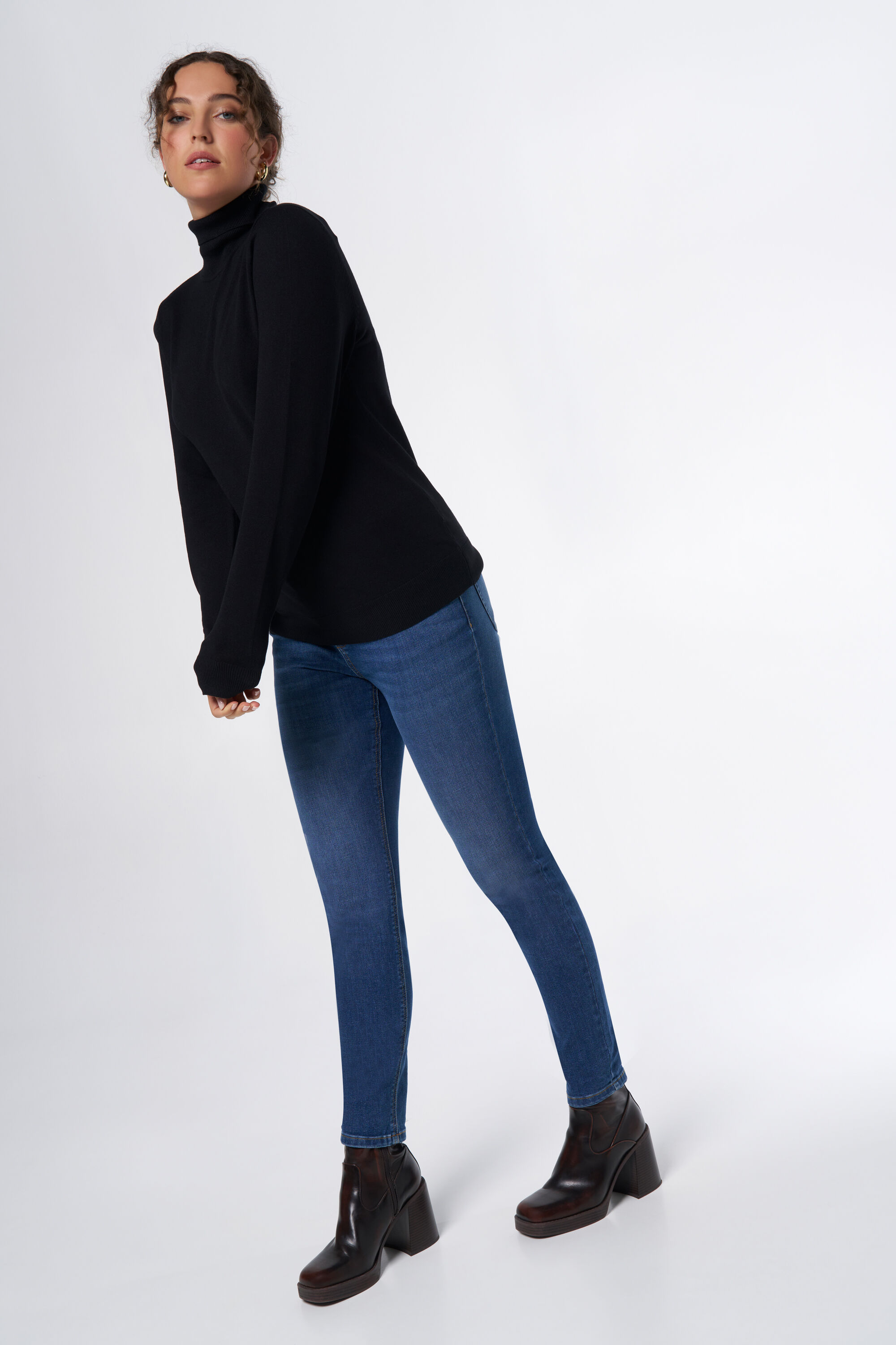 Turtle neck trui image number 5