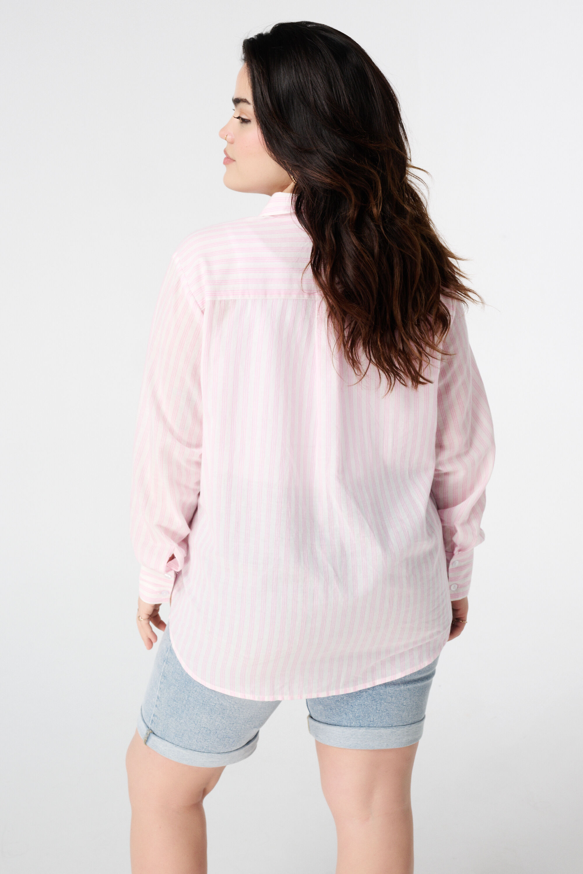 Luchtige blouse met strepen image number 3