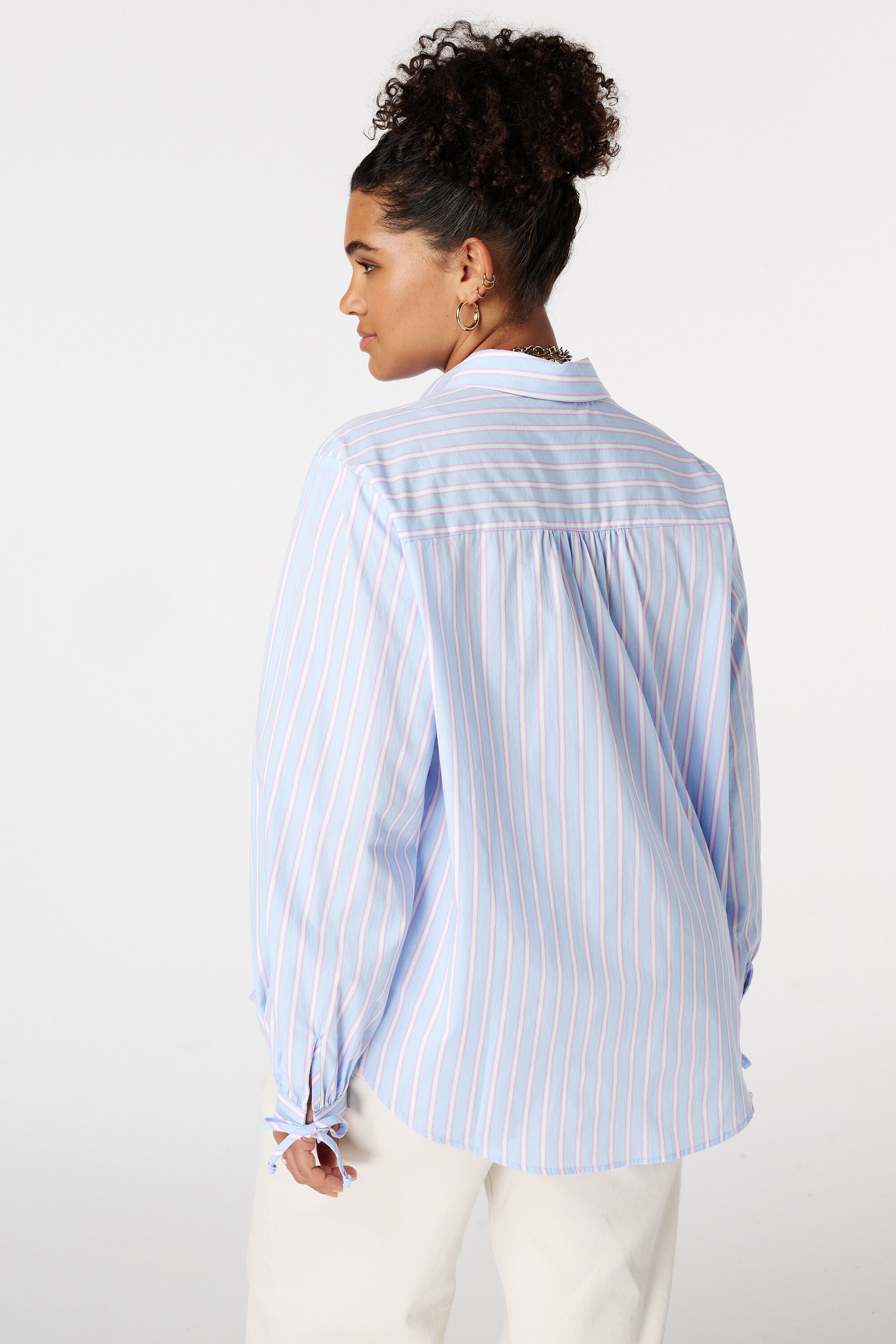 Gestreepte blouse image number 3