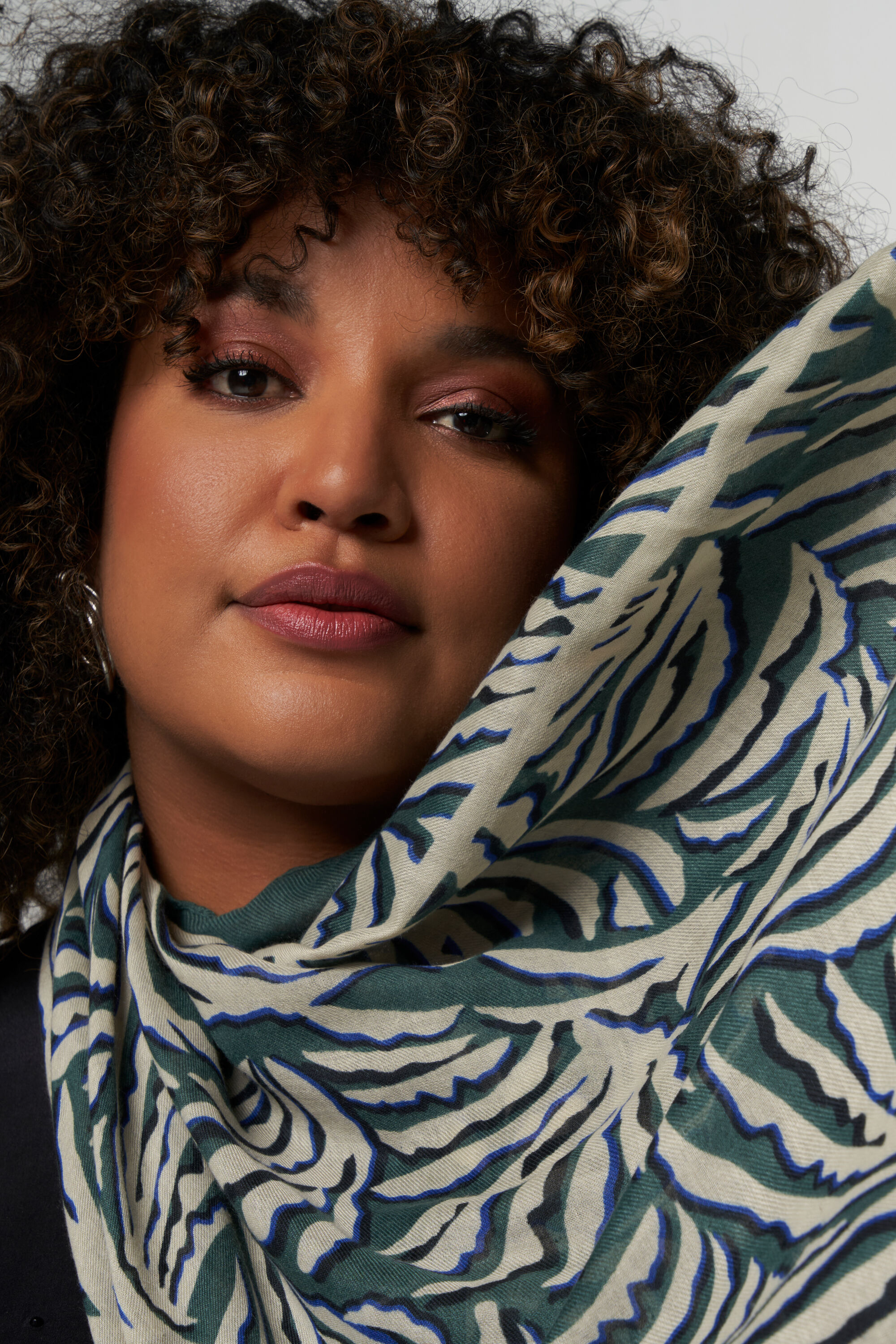 Sjaal met print image number 1