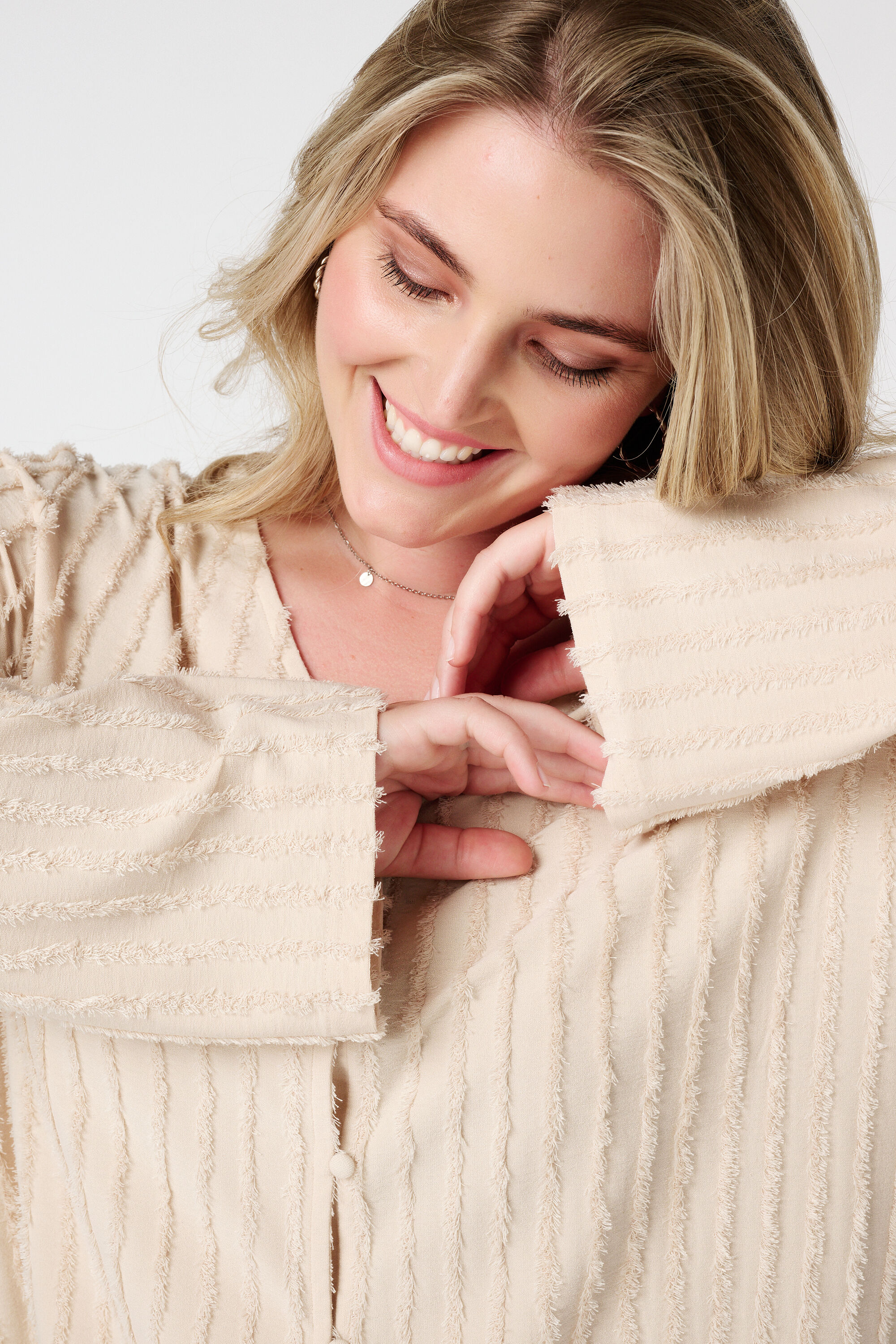 Top met franje structuur image number 4