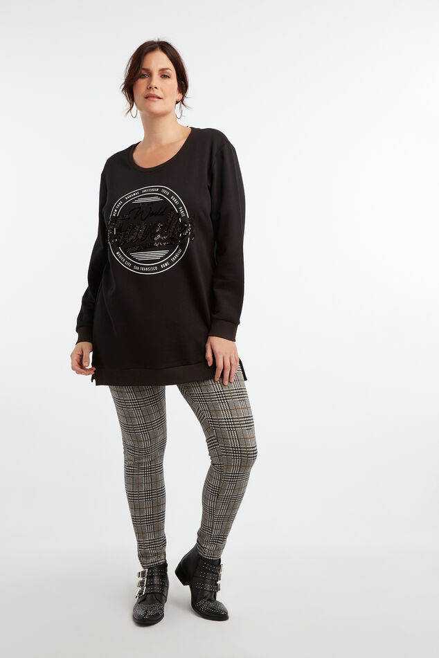 Geruite legging image number 0