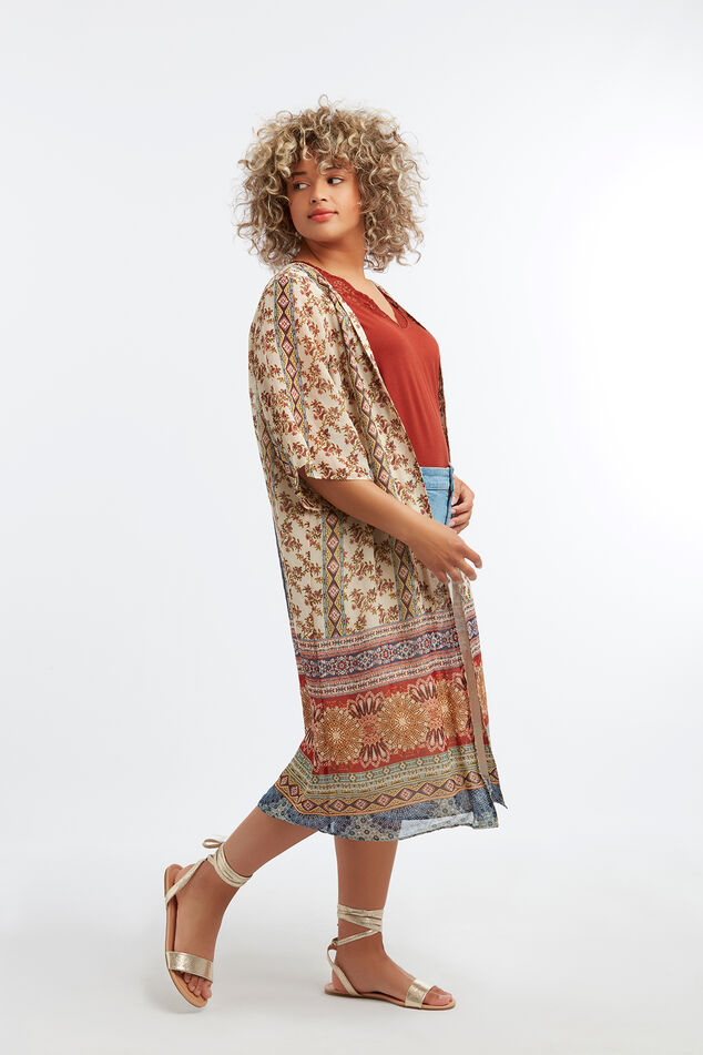 Kimono met print image number 0