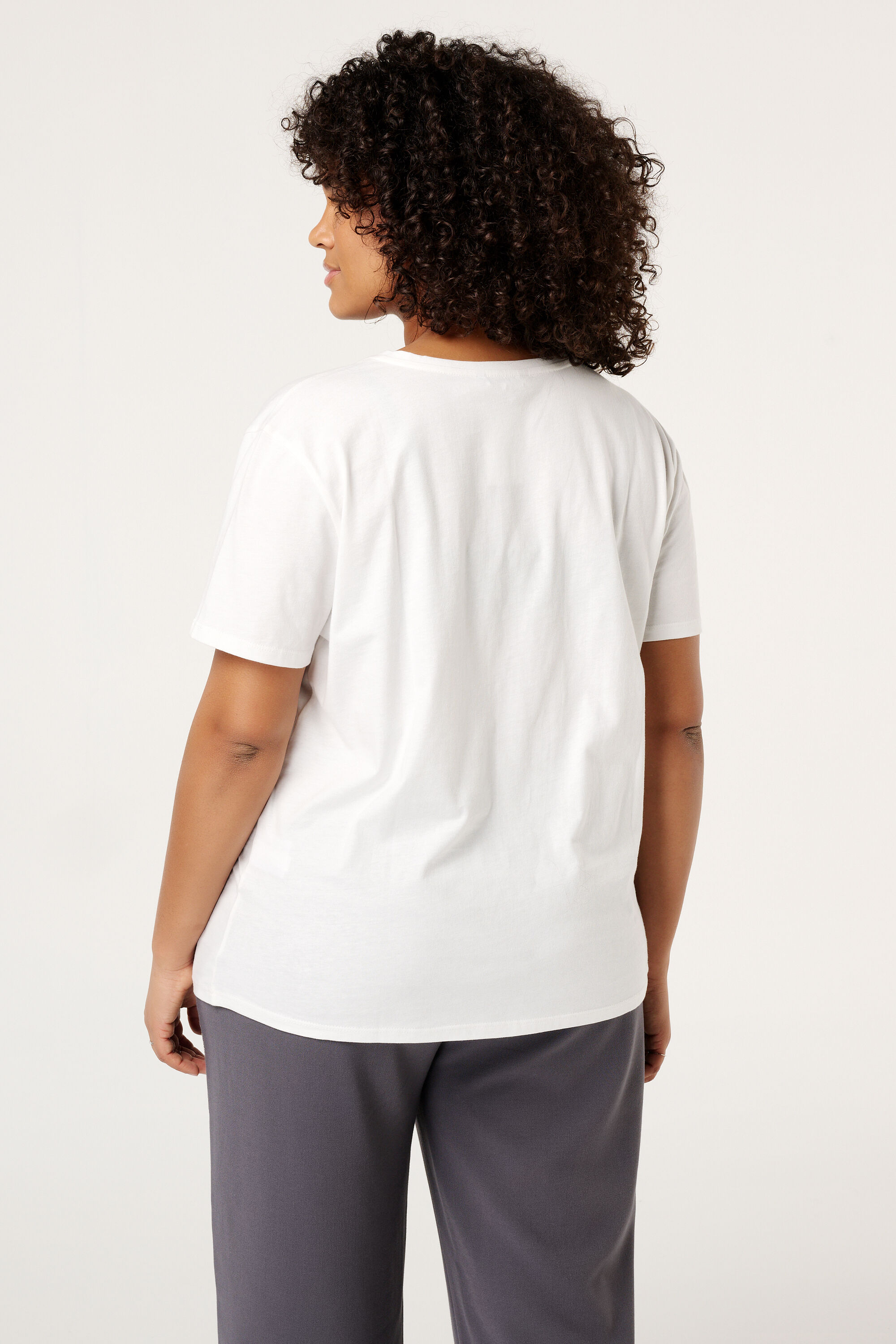 T-shirt met tekst image number 3