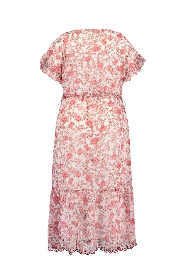 Lange jurk met bloemenprint image number 3