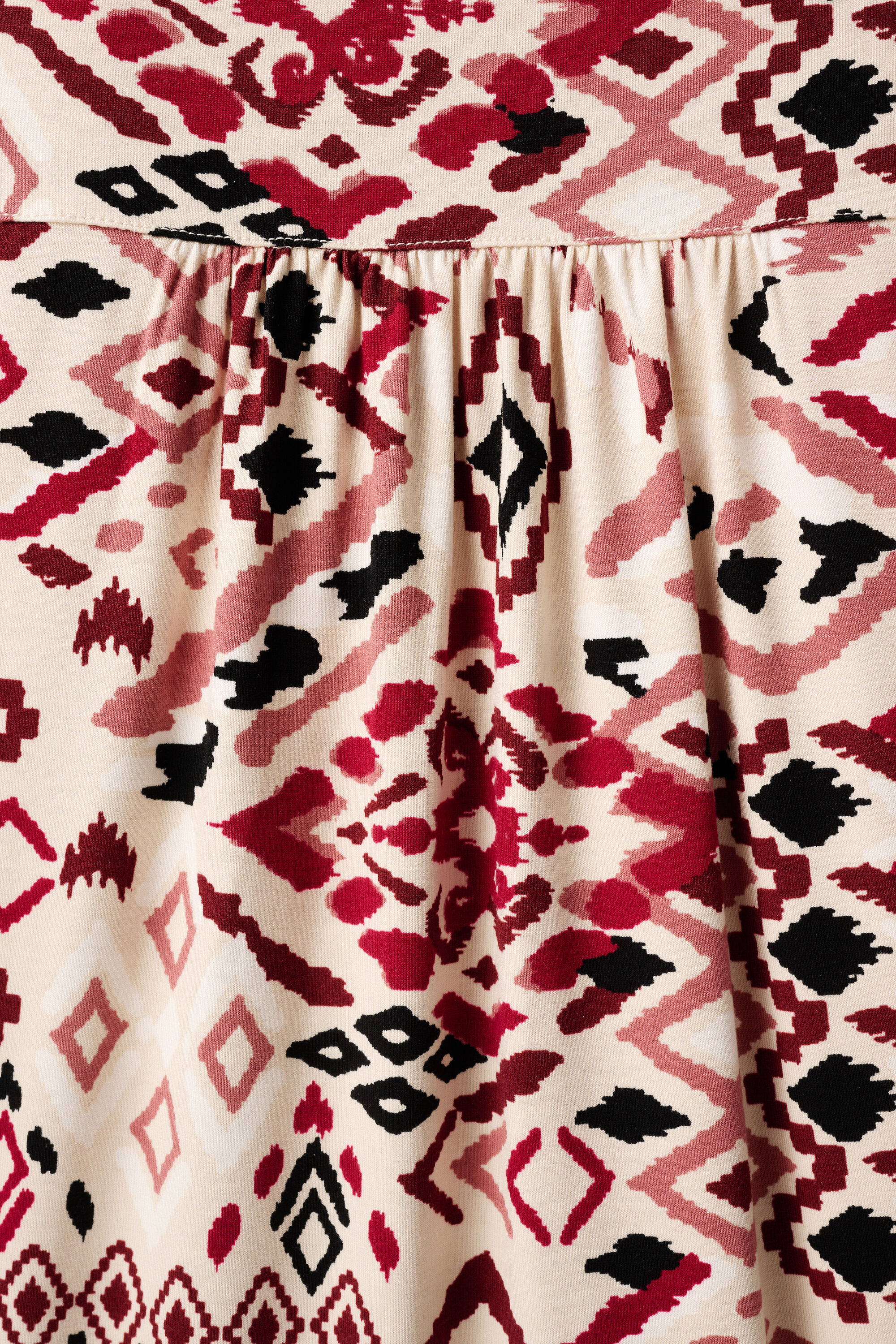 Jersey top met print image number 6