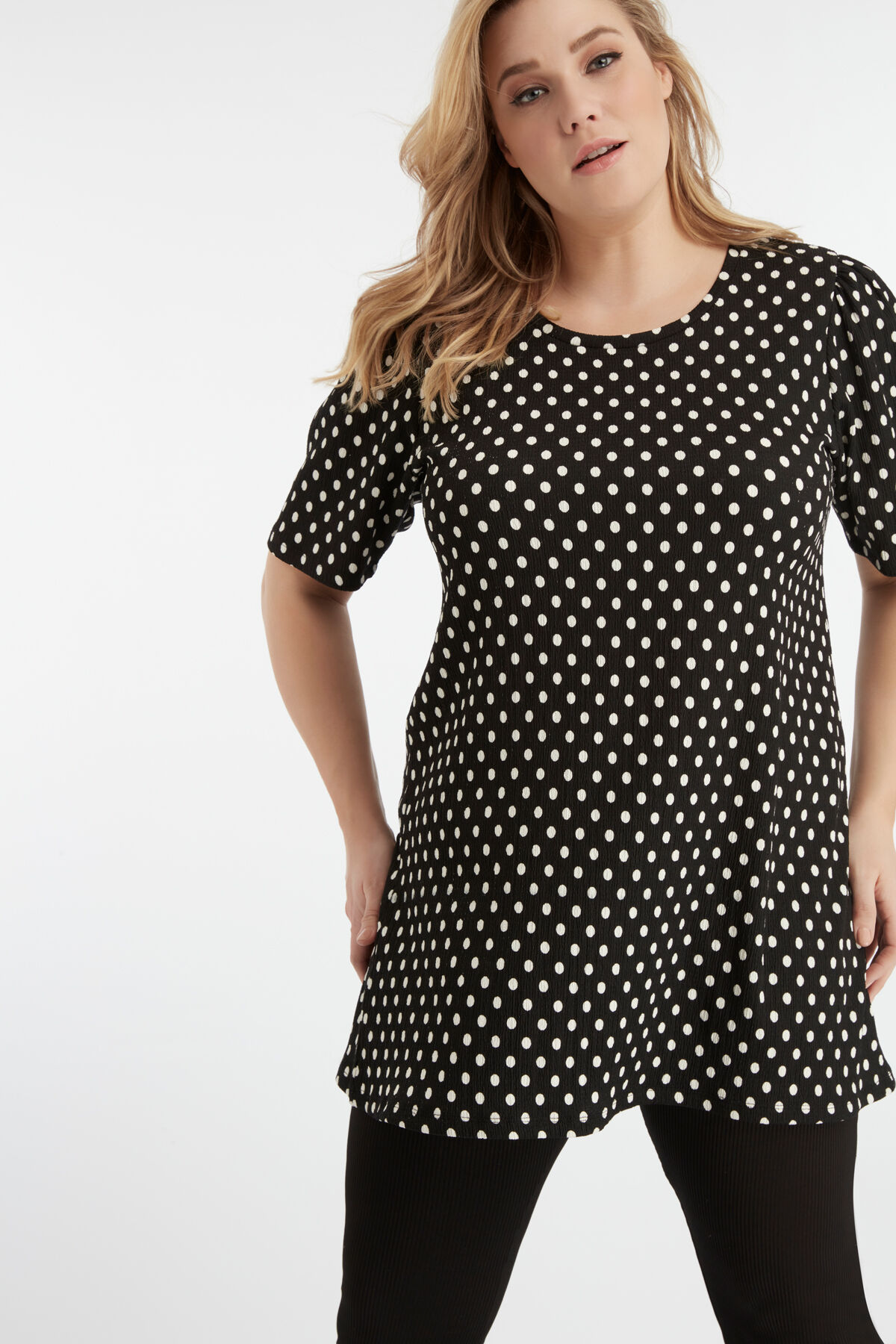 Lang T-shirt met print image number 3