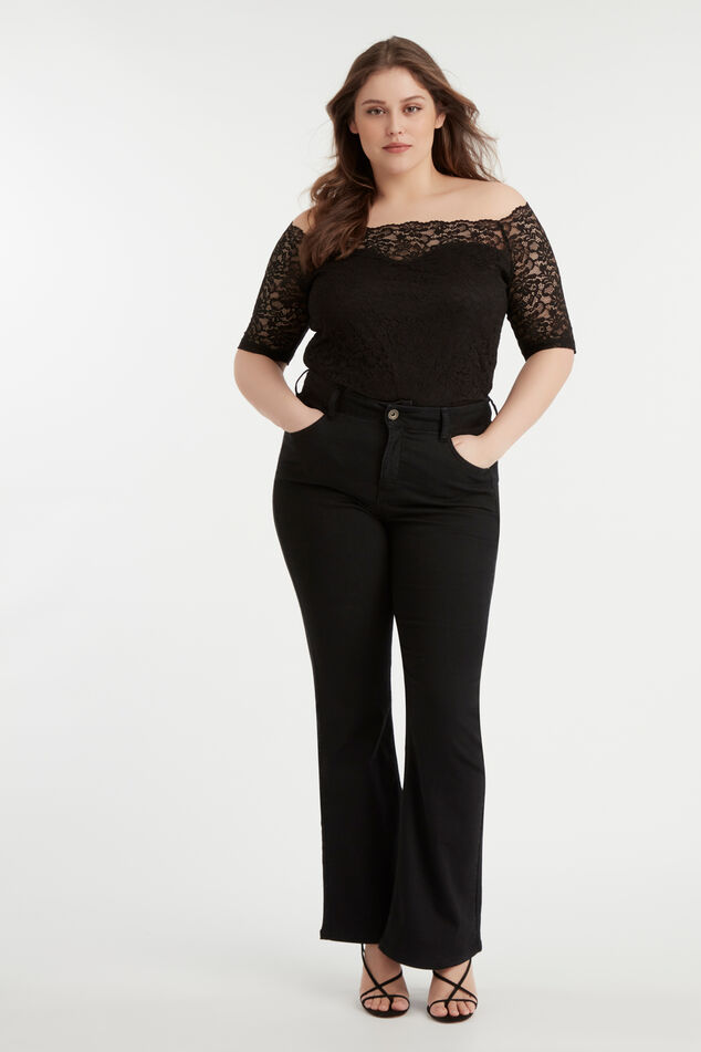 Magic Simplicity flared leg SHAPES jeans image number 7
