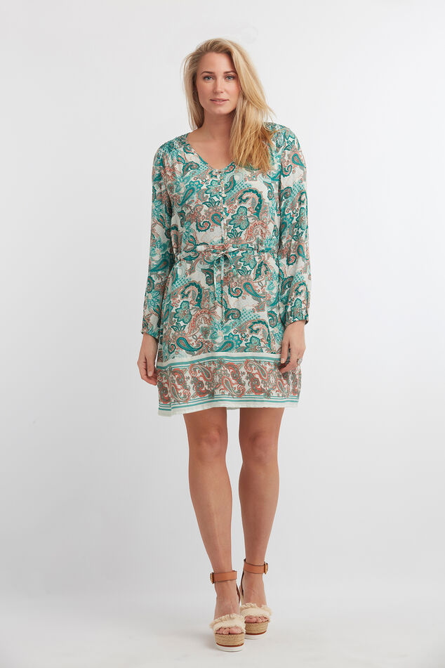 Tuniekblouse met paisley print image number 0