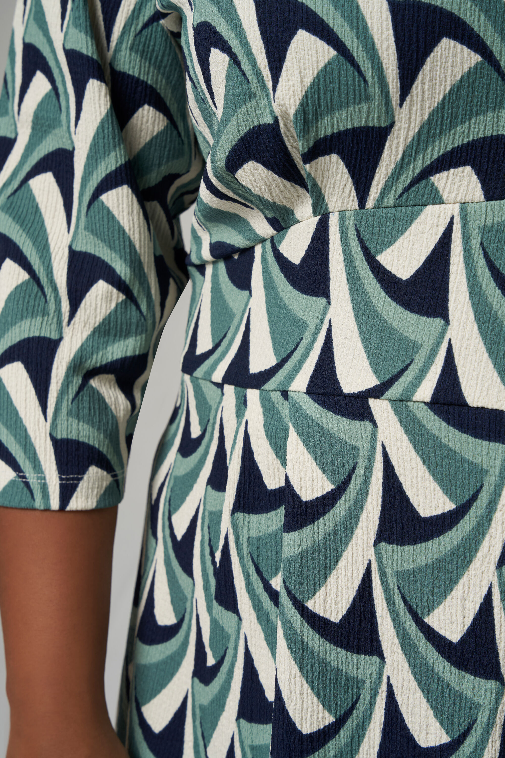 Midi jurk met print image number 4