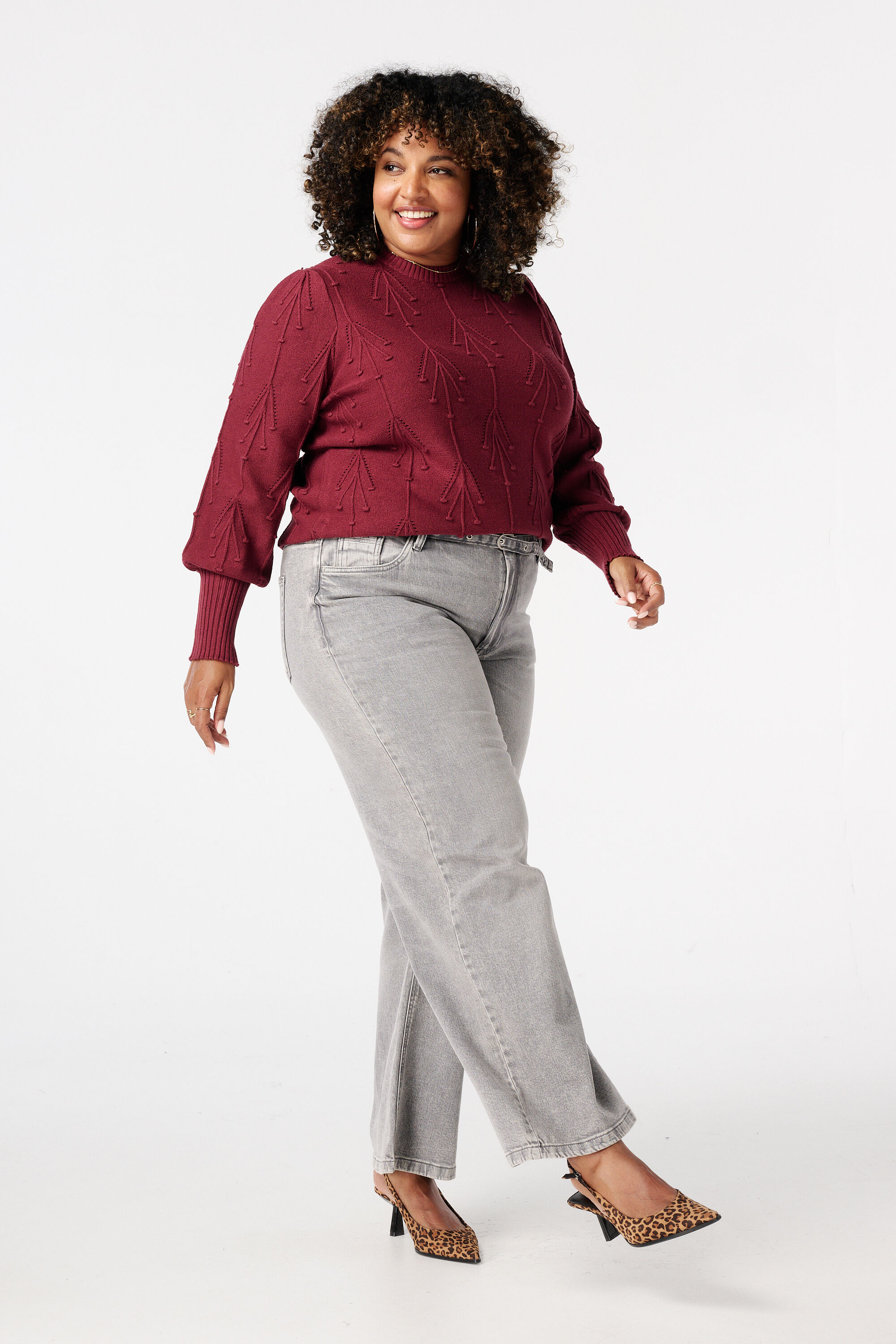 Trui met geborduurde opdruk image number 5