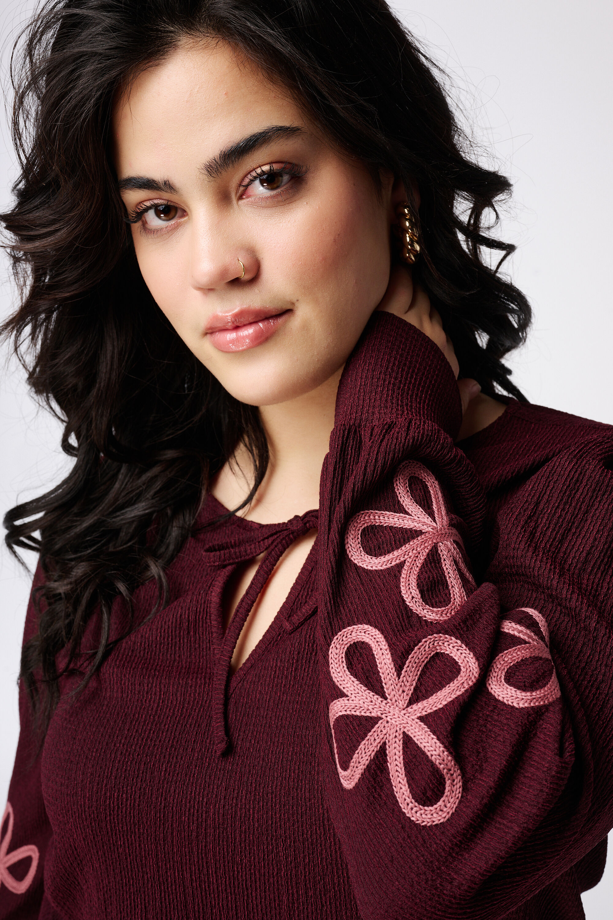 Top met details op de mouwen image number 4